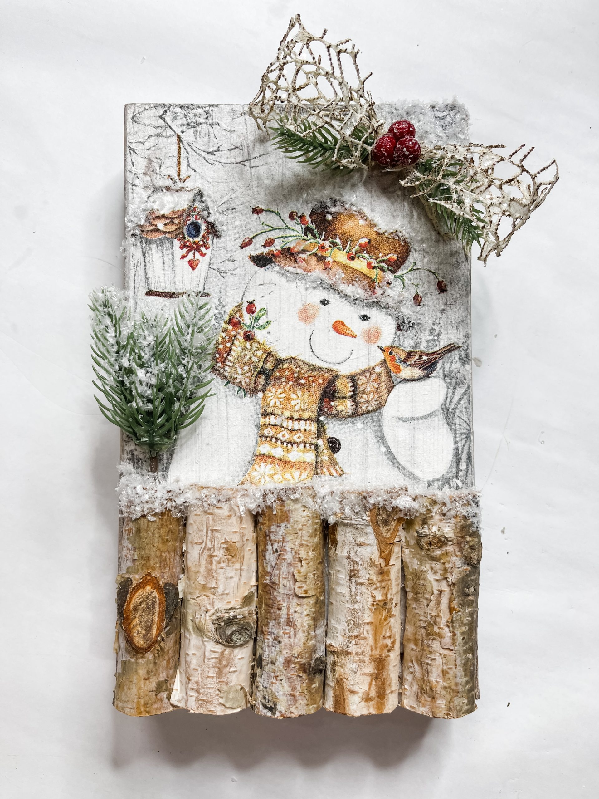 Classic Snowman Napkin DIY Winter Decor