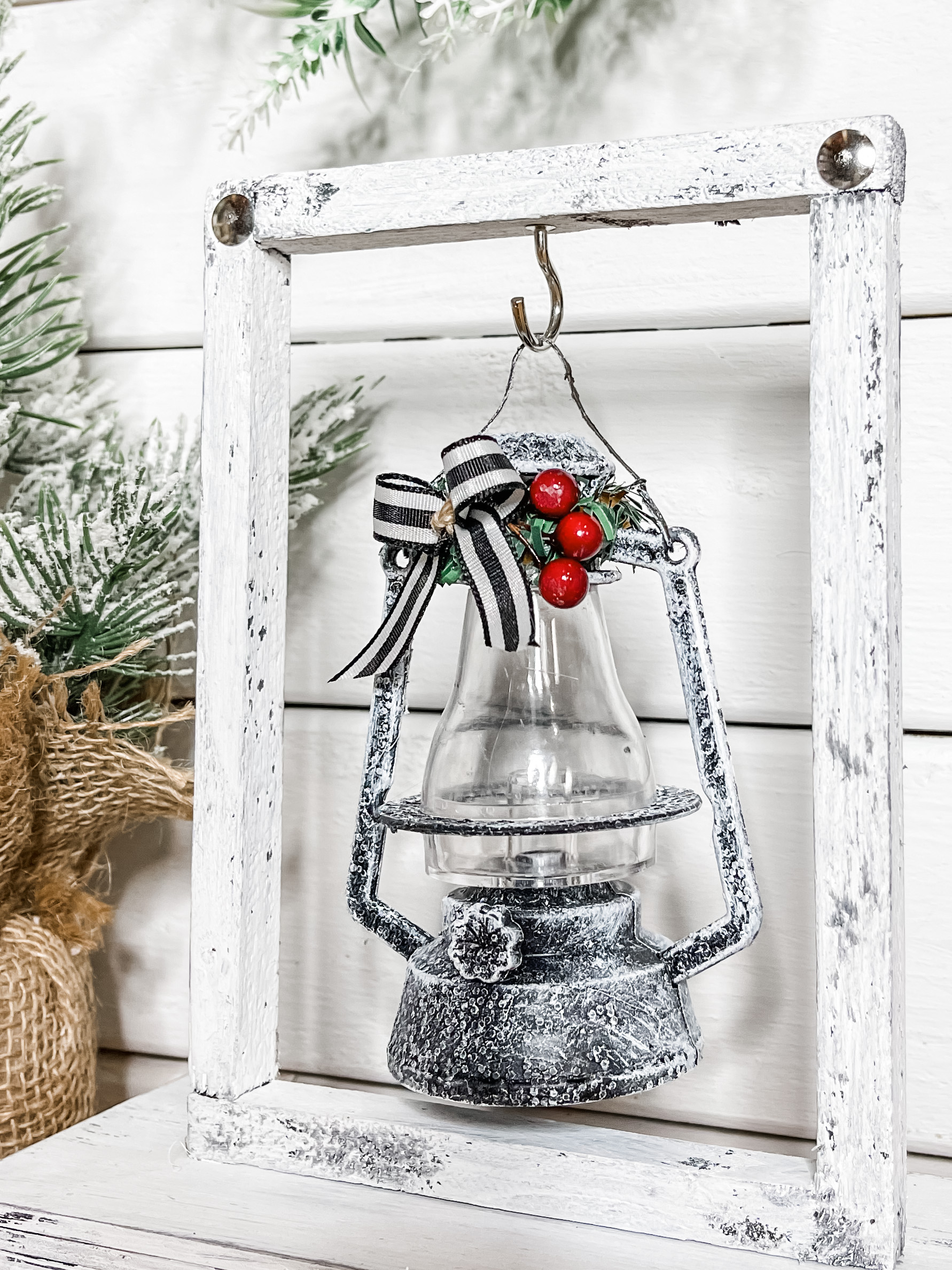 DIY Winter Lantern