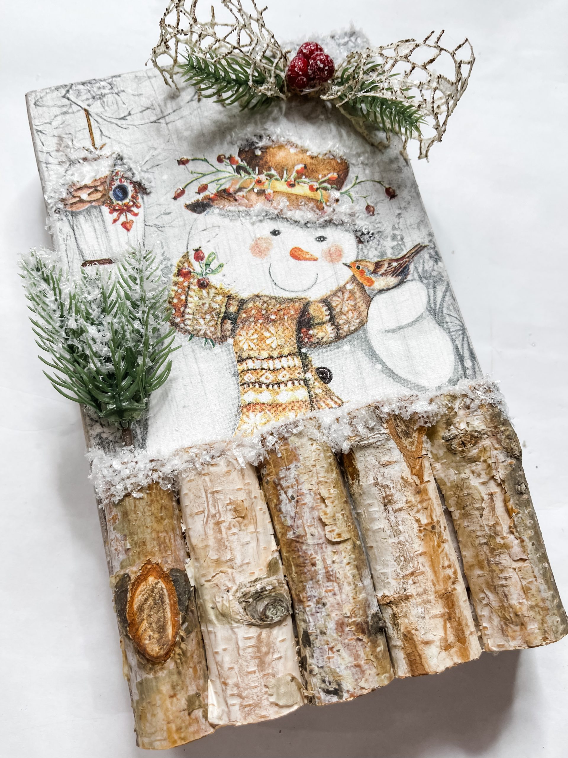 Classic Snowman Napkin DIY Winter Decor