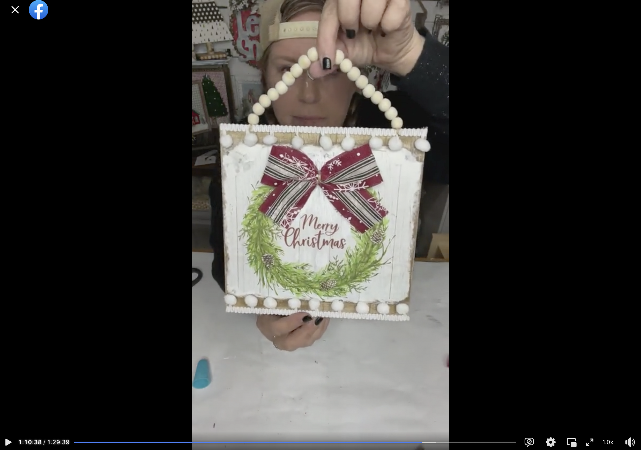 Gift Bag DIY Merry Christmas Sign