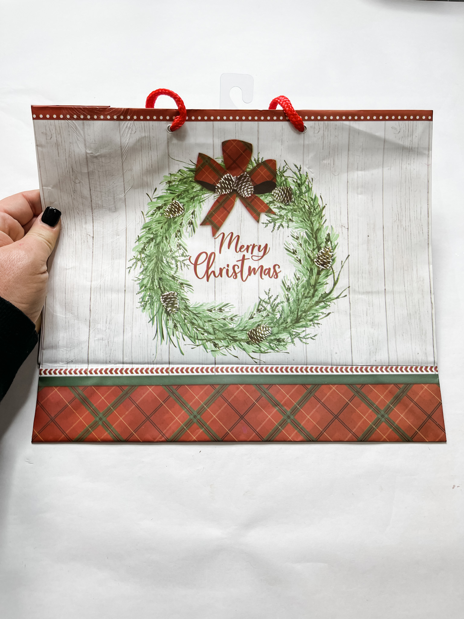 Gift Bag DIY Merry Christmas Sign