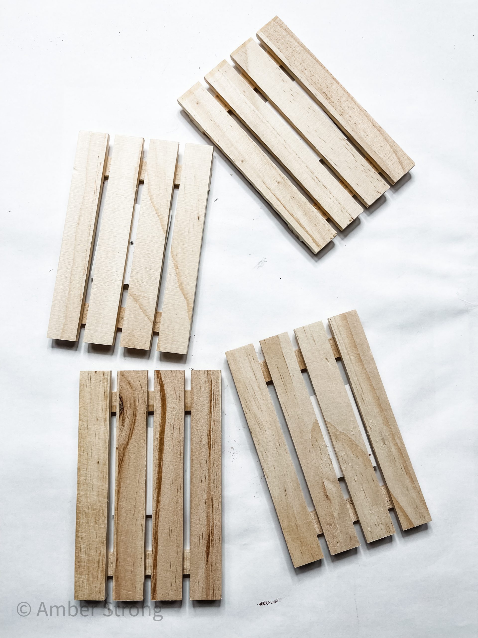 Mini Slat Tabletop Decor