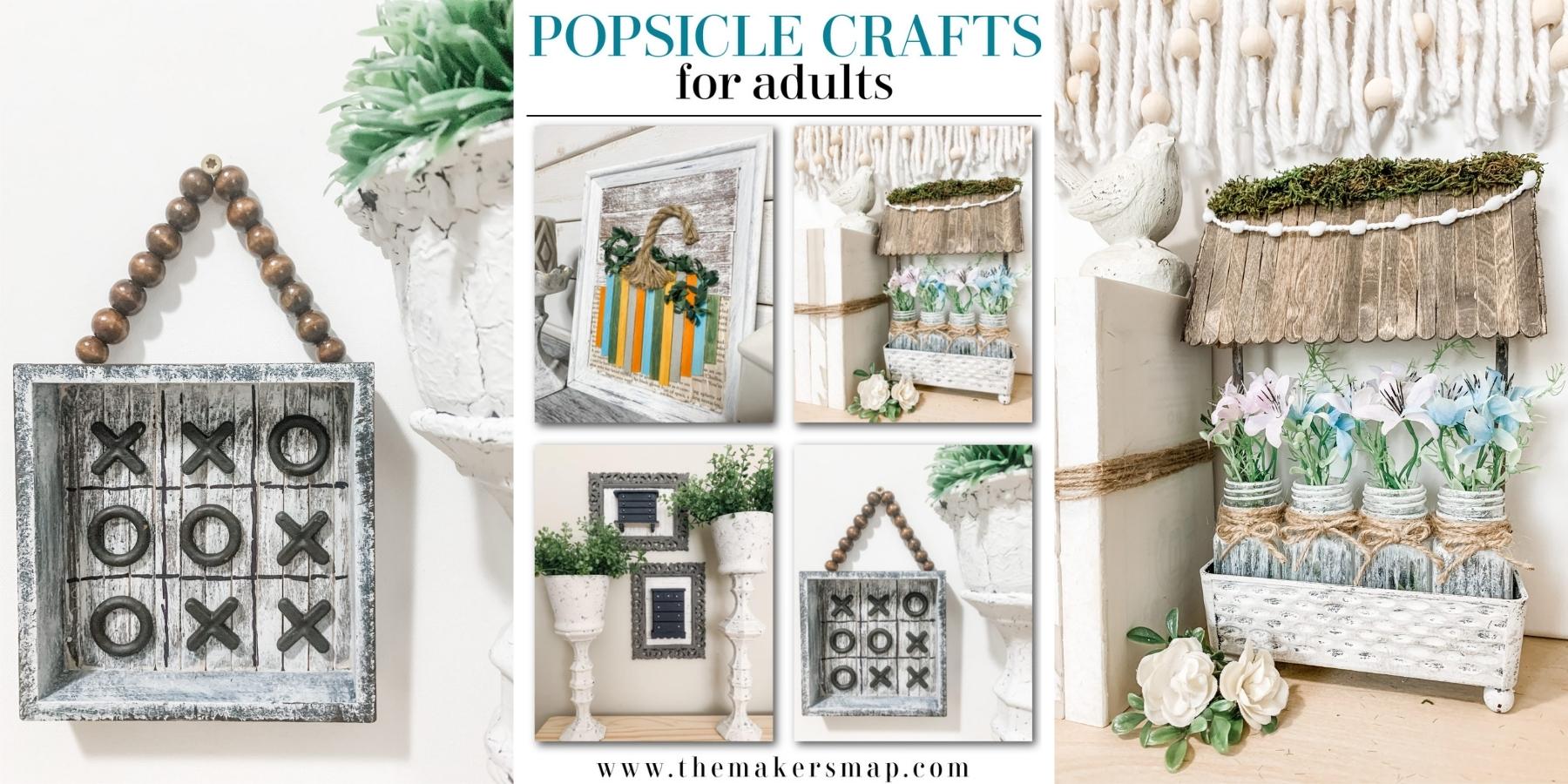 Popsicle Stick Crafts for Adults DIY Tutorial