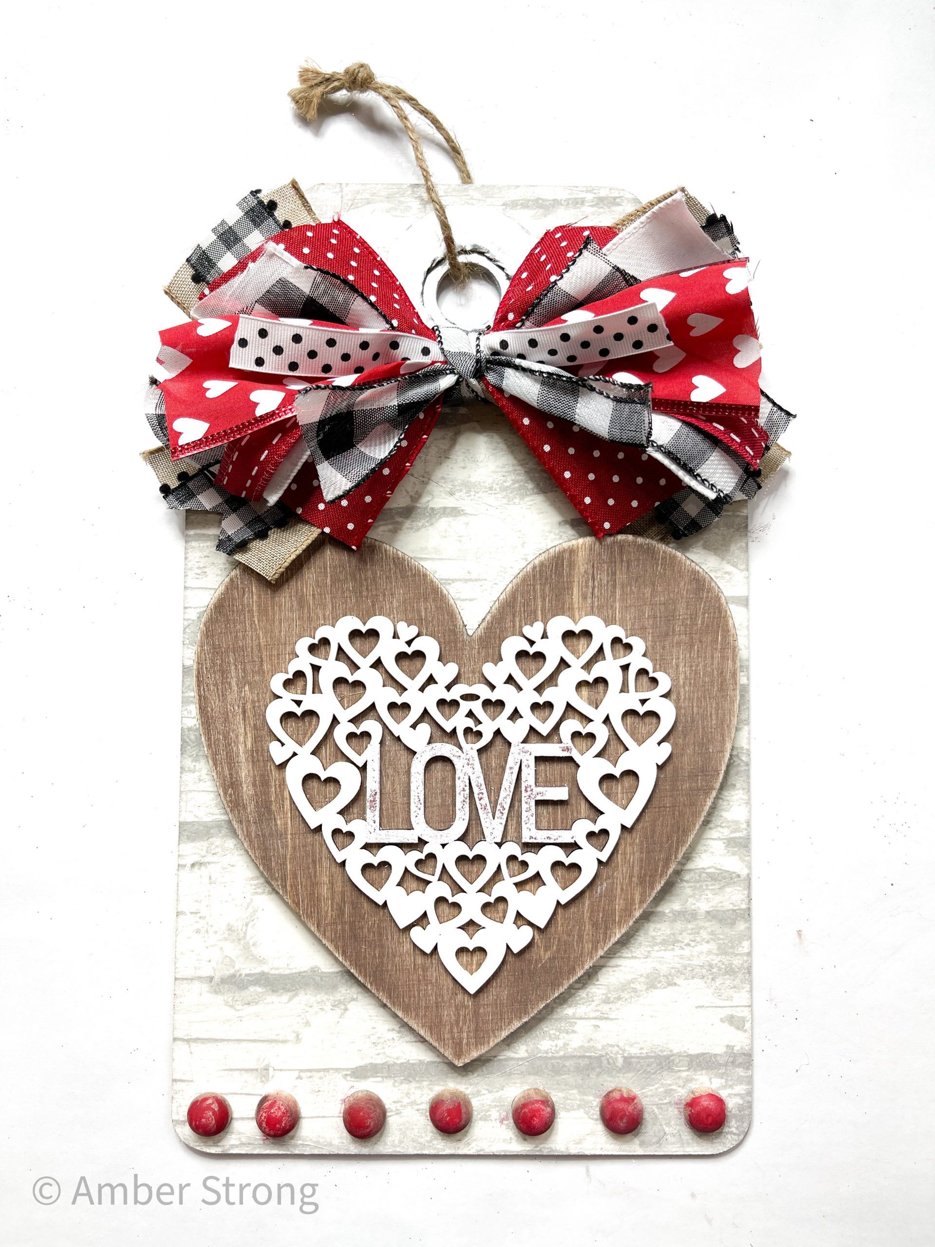 Rustic Valentine's Love Sign