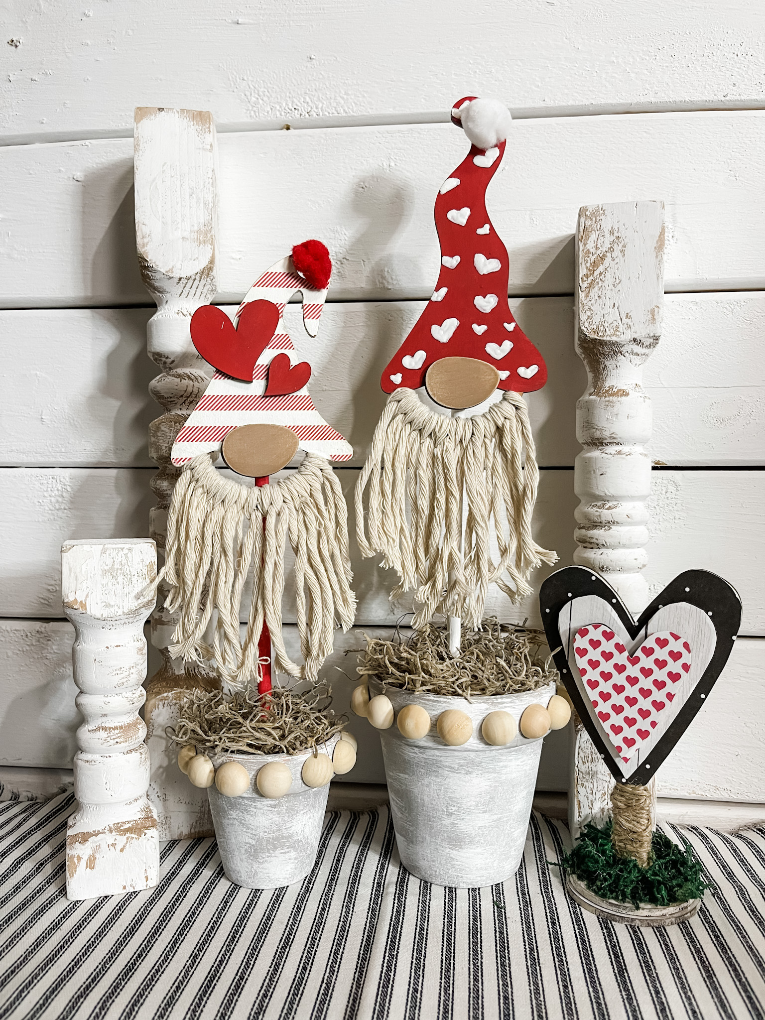 Valentine's Day DIY Potted Gnomes