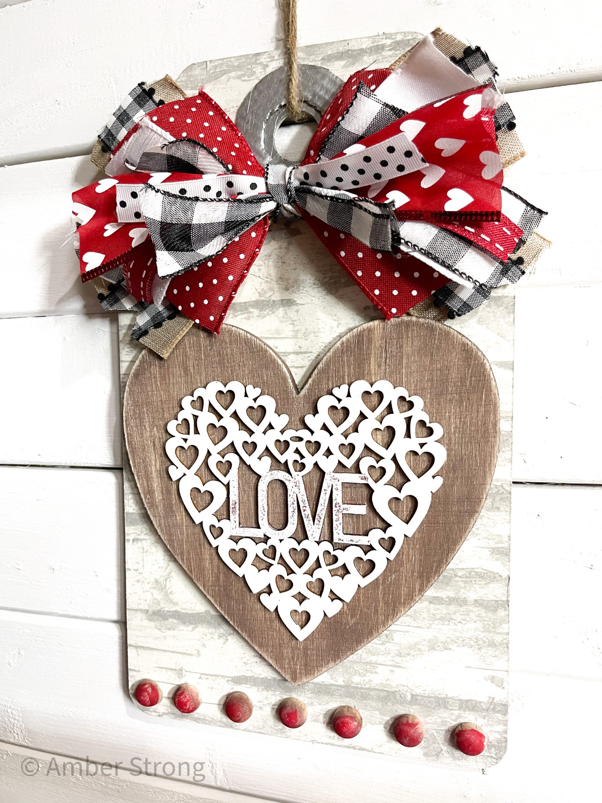 Rustic Valentine's Love Sign