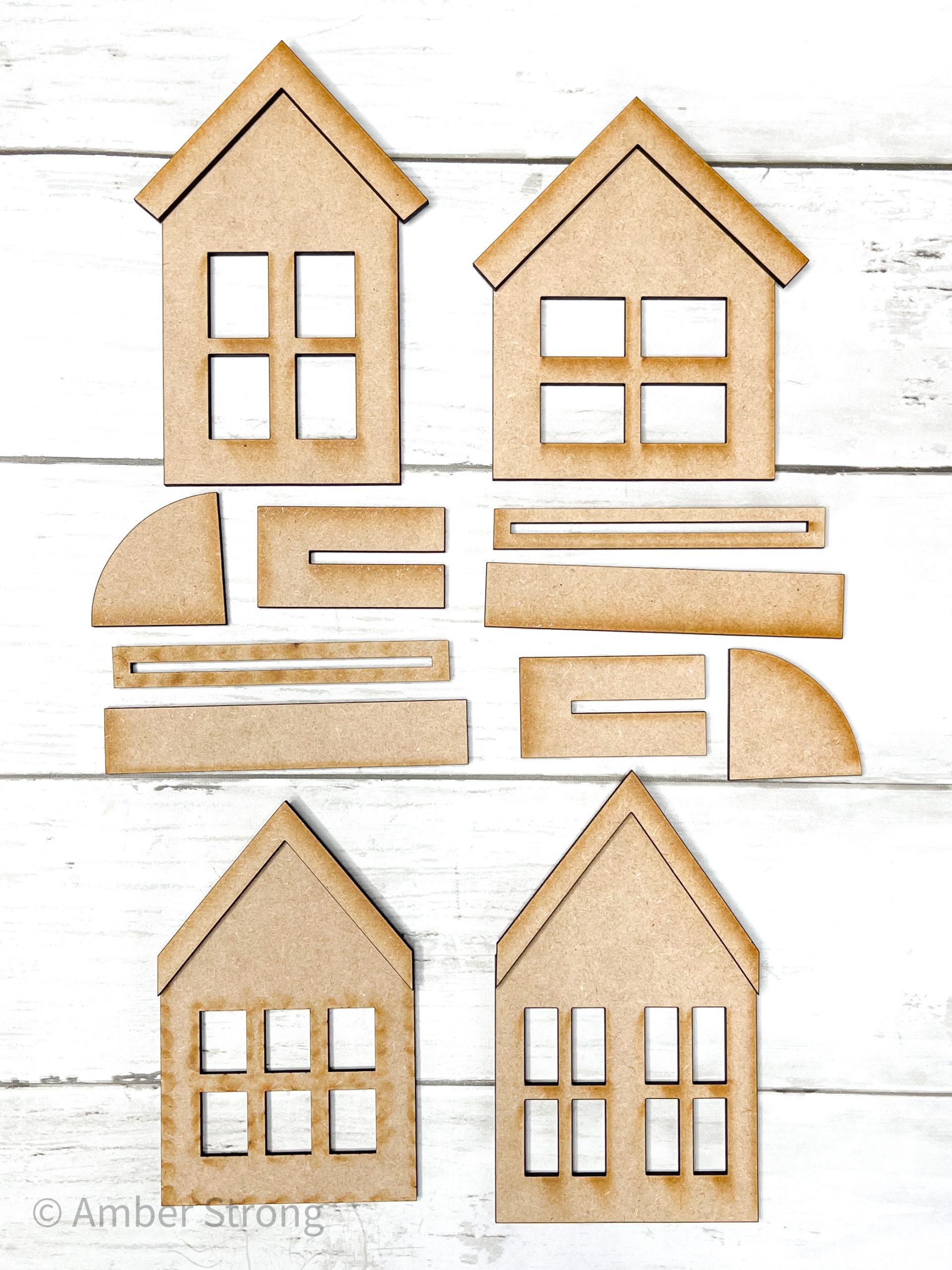 DIY Decorative Houses Craft Kit