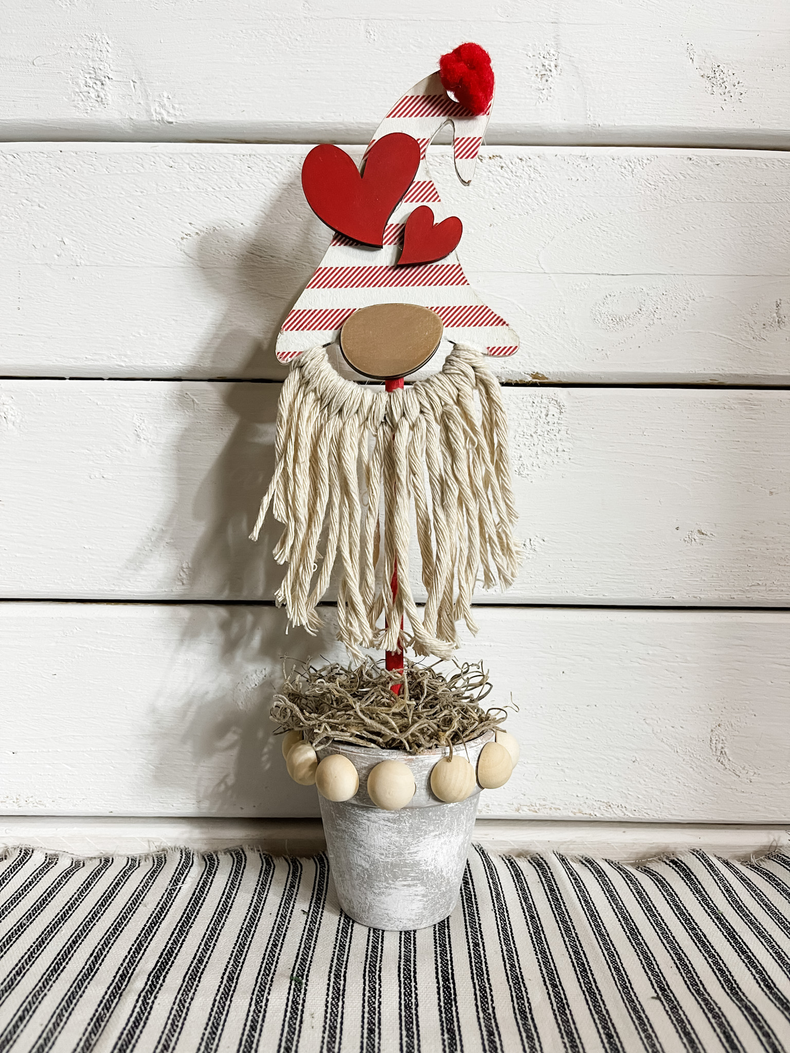 Valentine's Day DIY Potted Gnomes