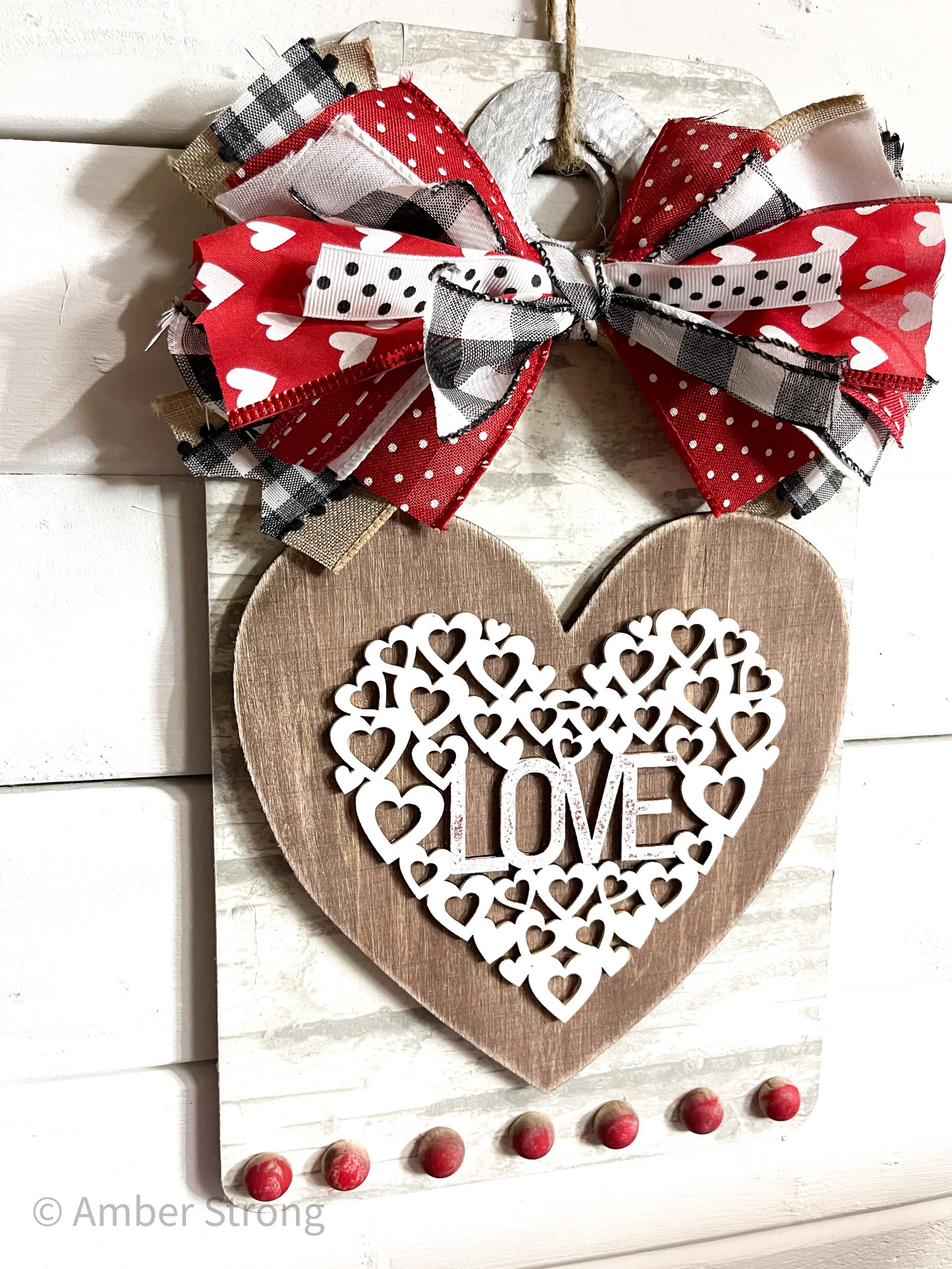 Rustic Valentine's Love Sign