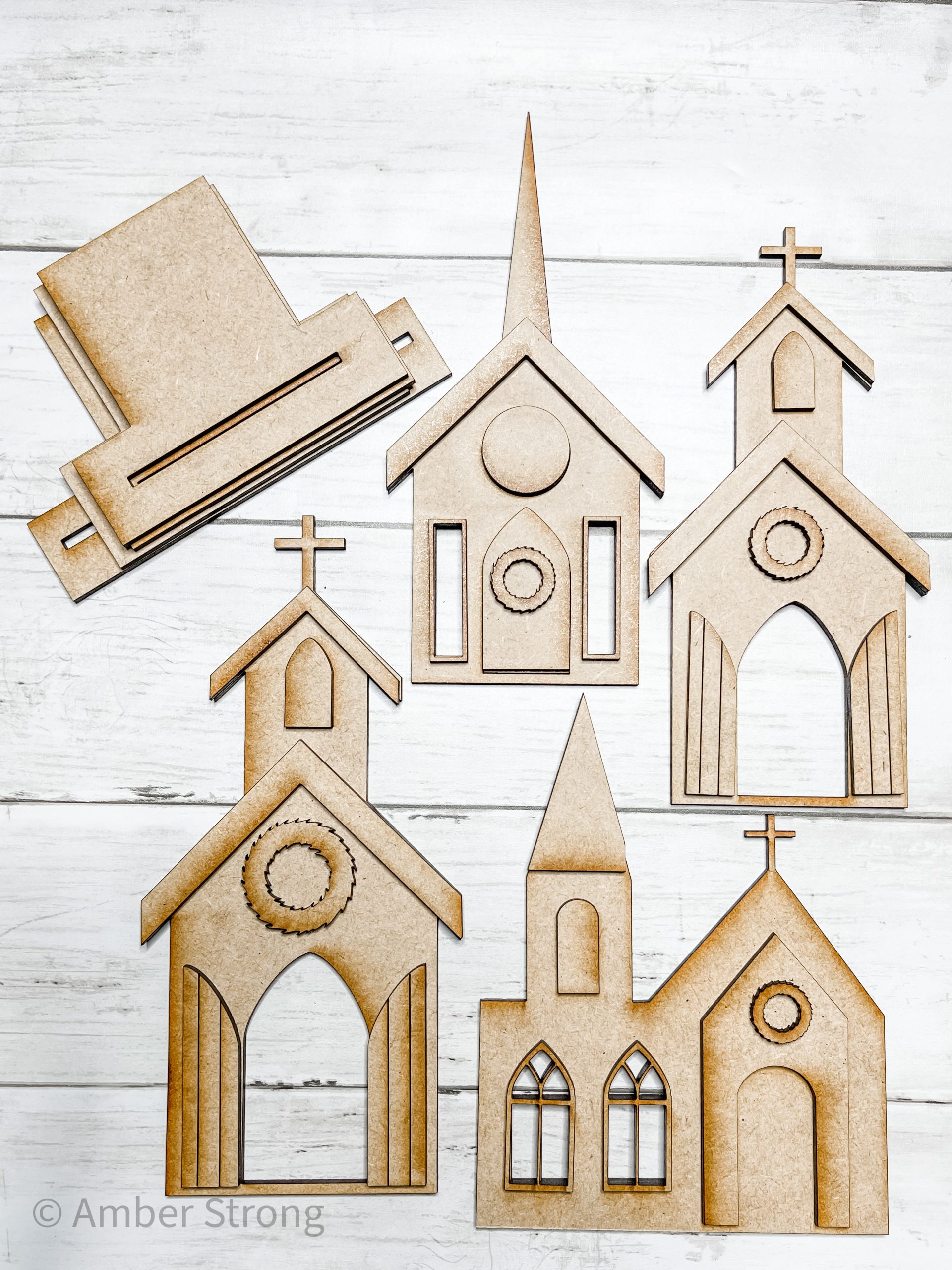 DIY Painted Churches Kit