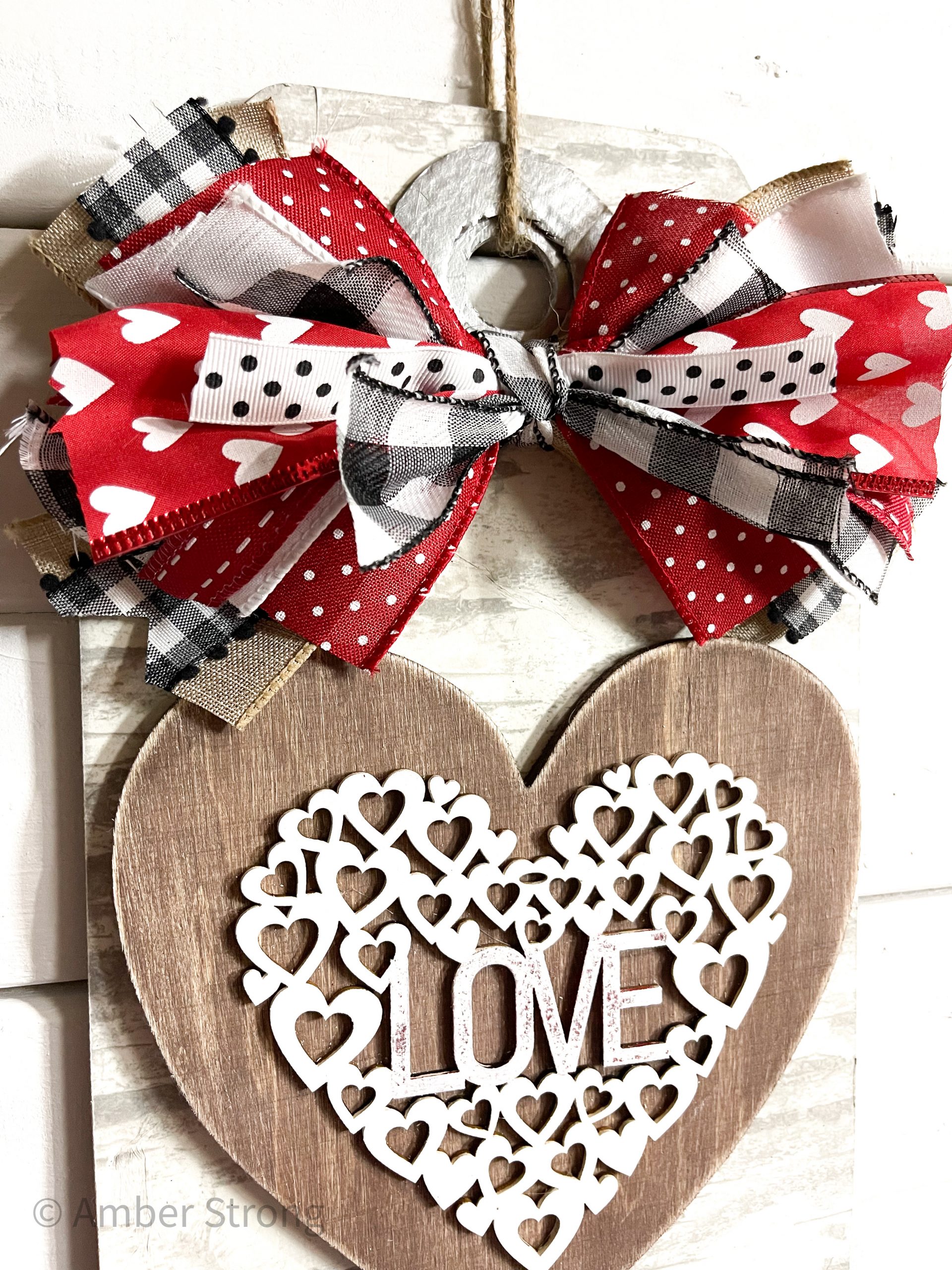 Rustic Valentine's Love Sign