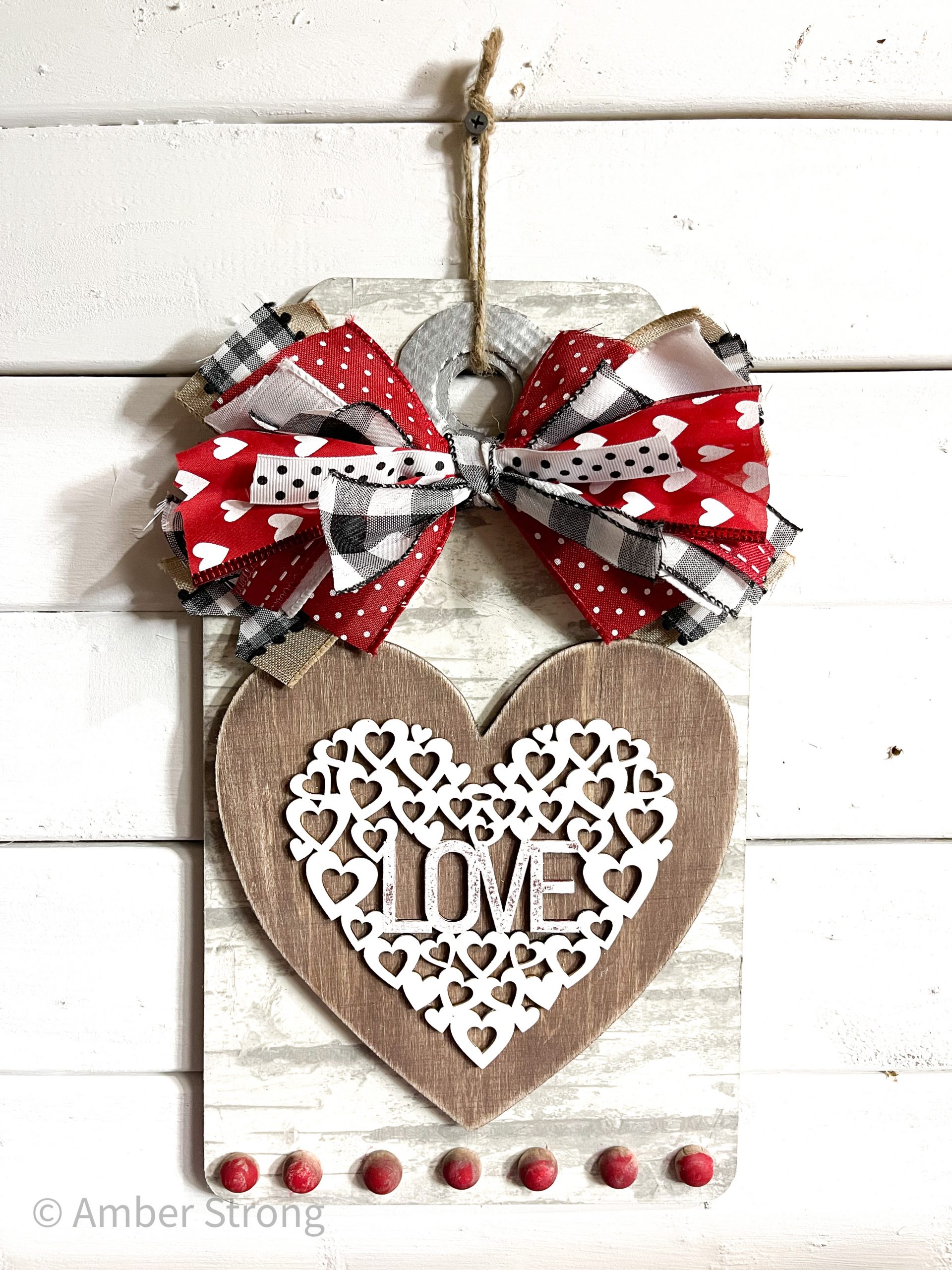 Rustic Valentine's Love Sign