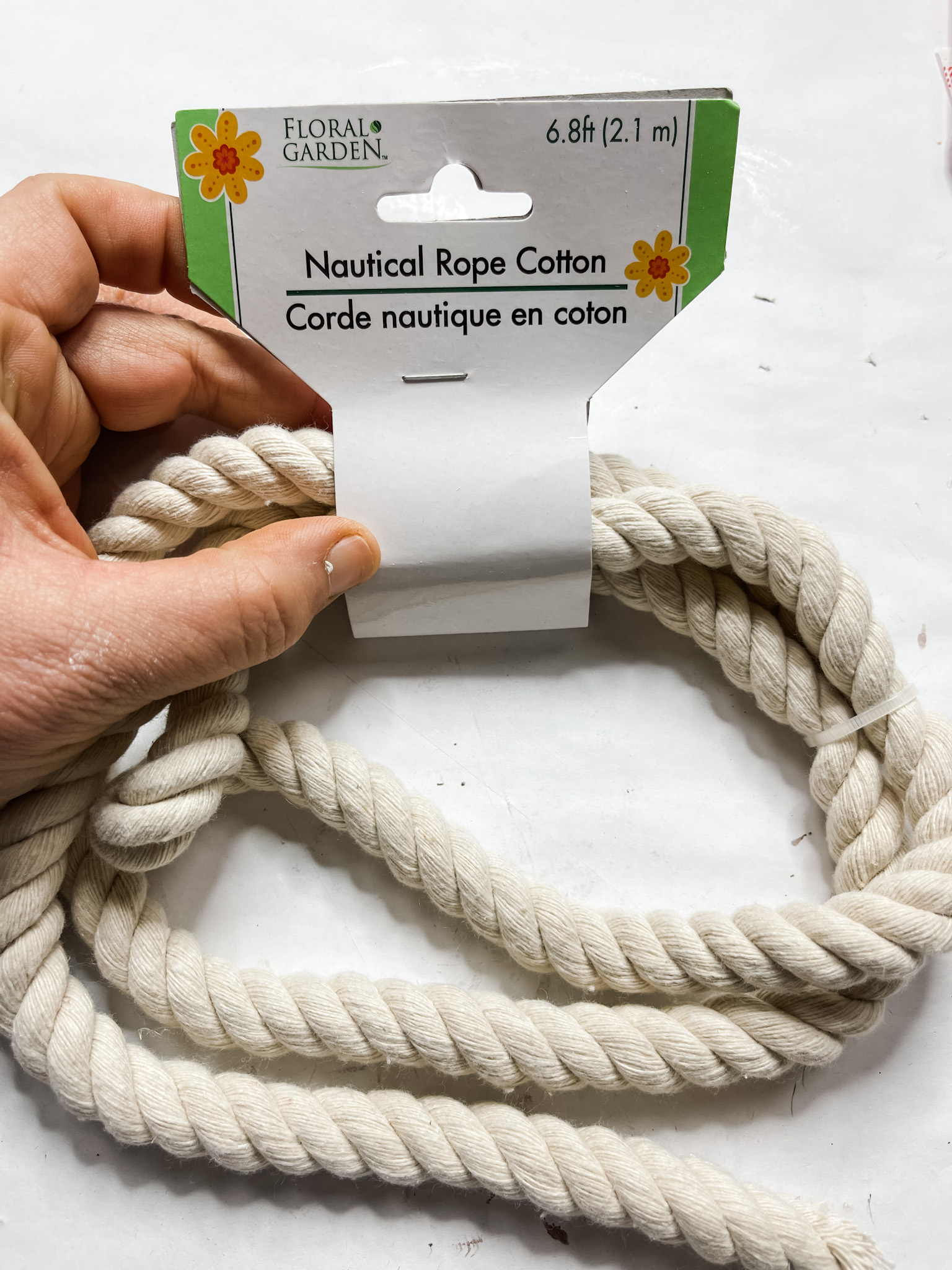 Floral Garden Cotton Nautical Rope