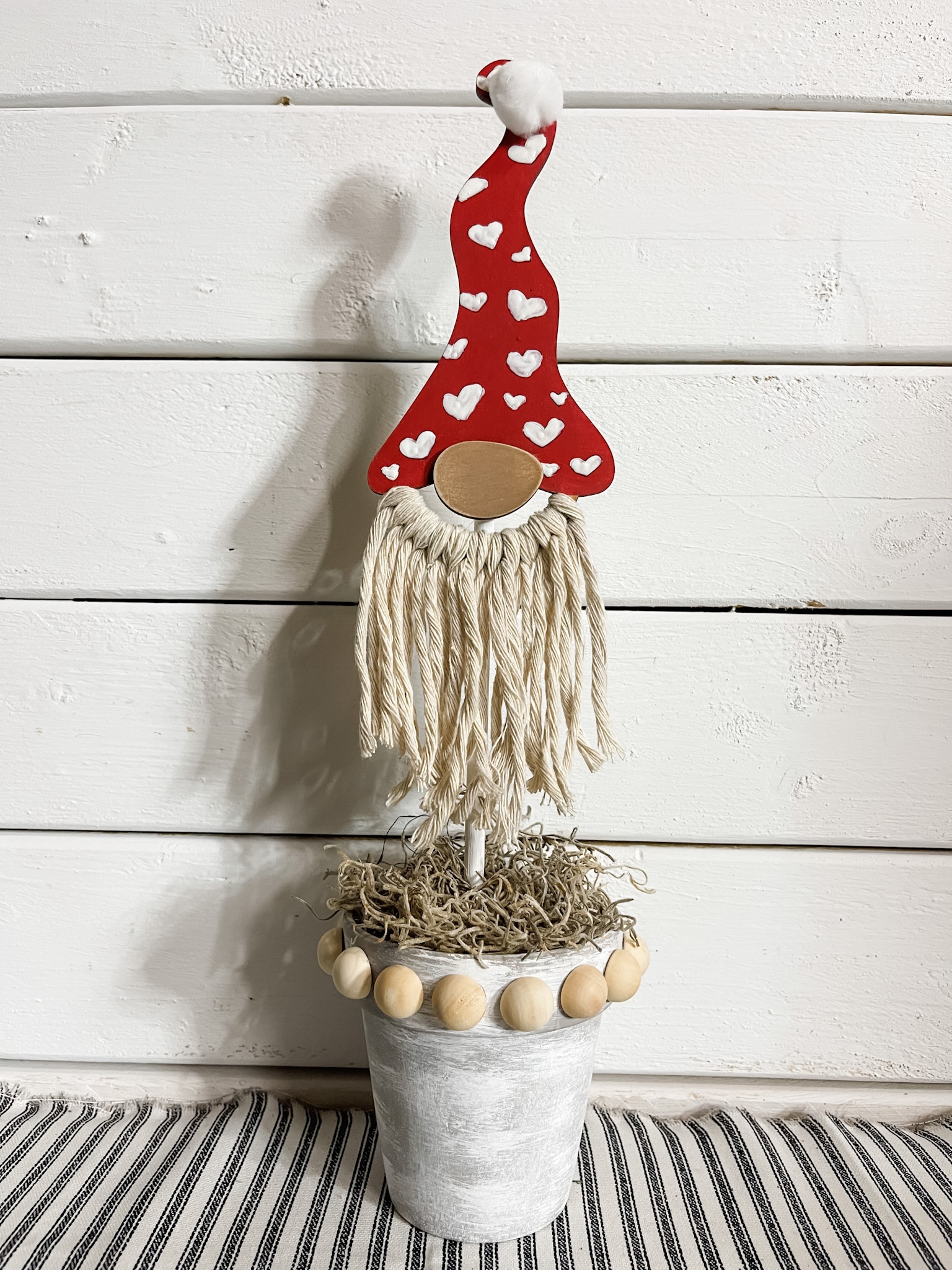 Valentine's Day DIY Potted Gnomes