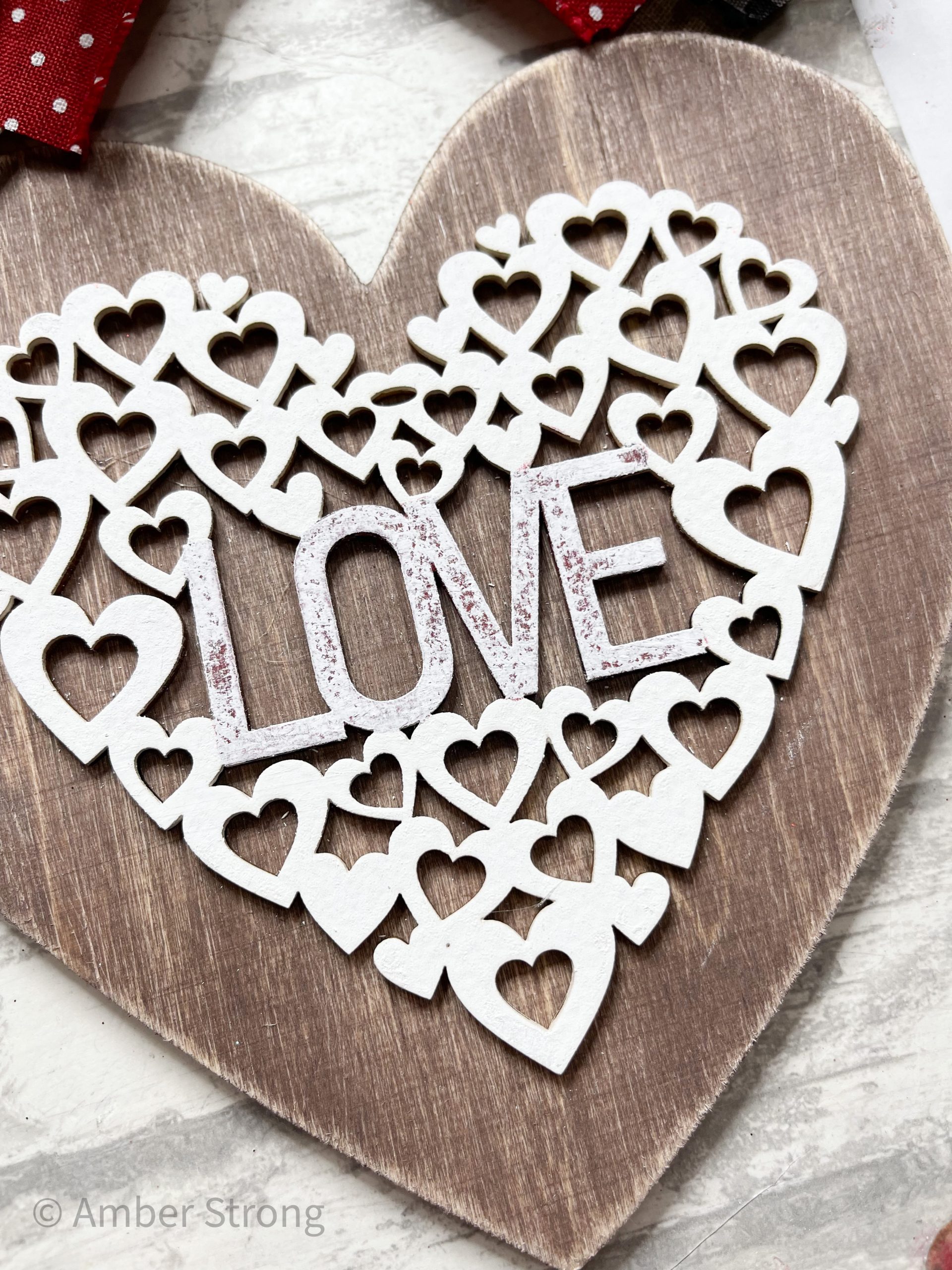 Rustic Valentine's Love Sign