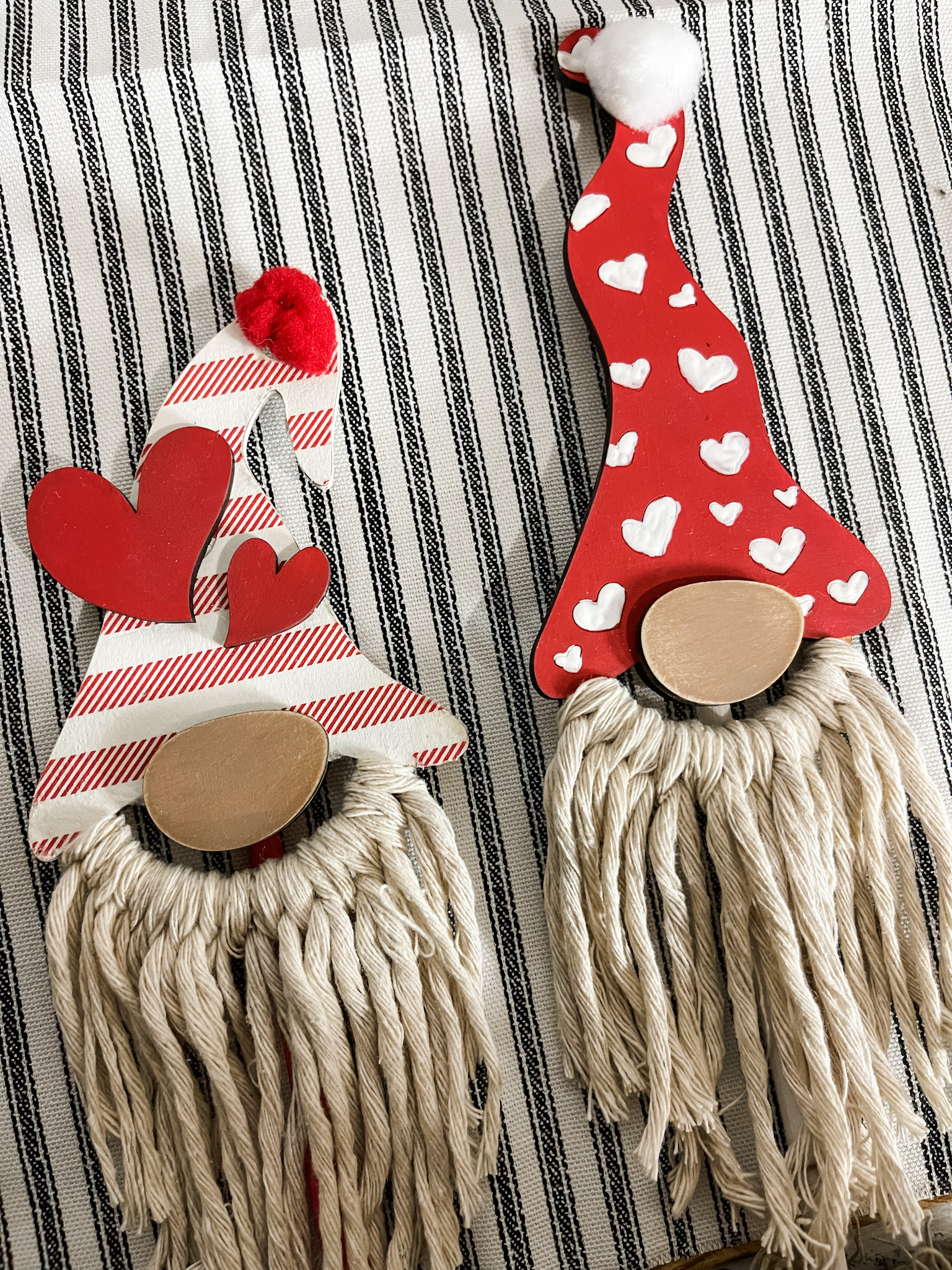 Valentine's Day DIY Potted Gnomes