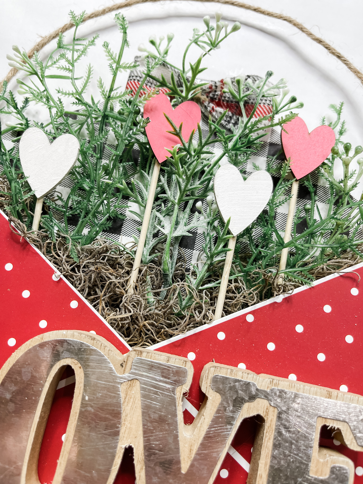 DIY Valentine's Day Envelope Planter