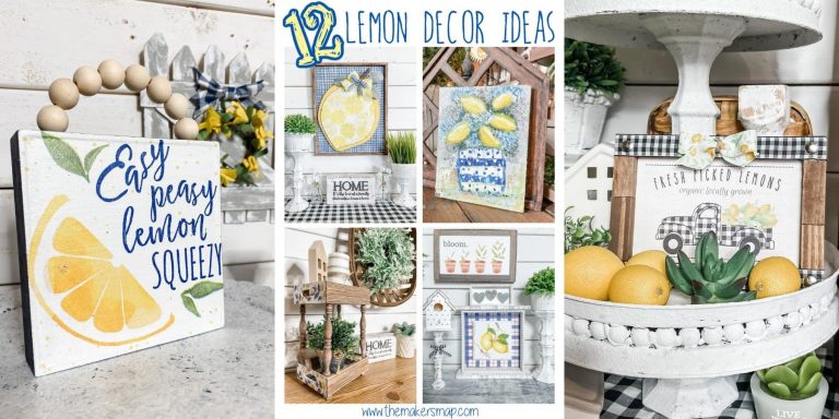 12 Lemon Decor Ideas for 2022