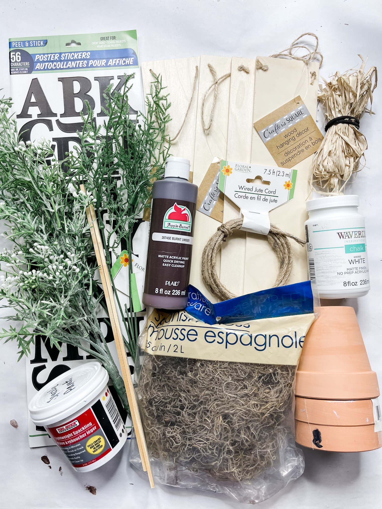 DIY Herb Planter Decor Supplies