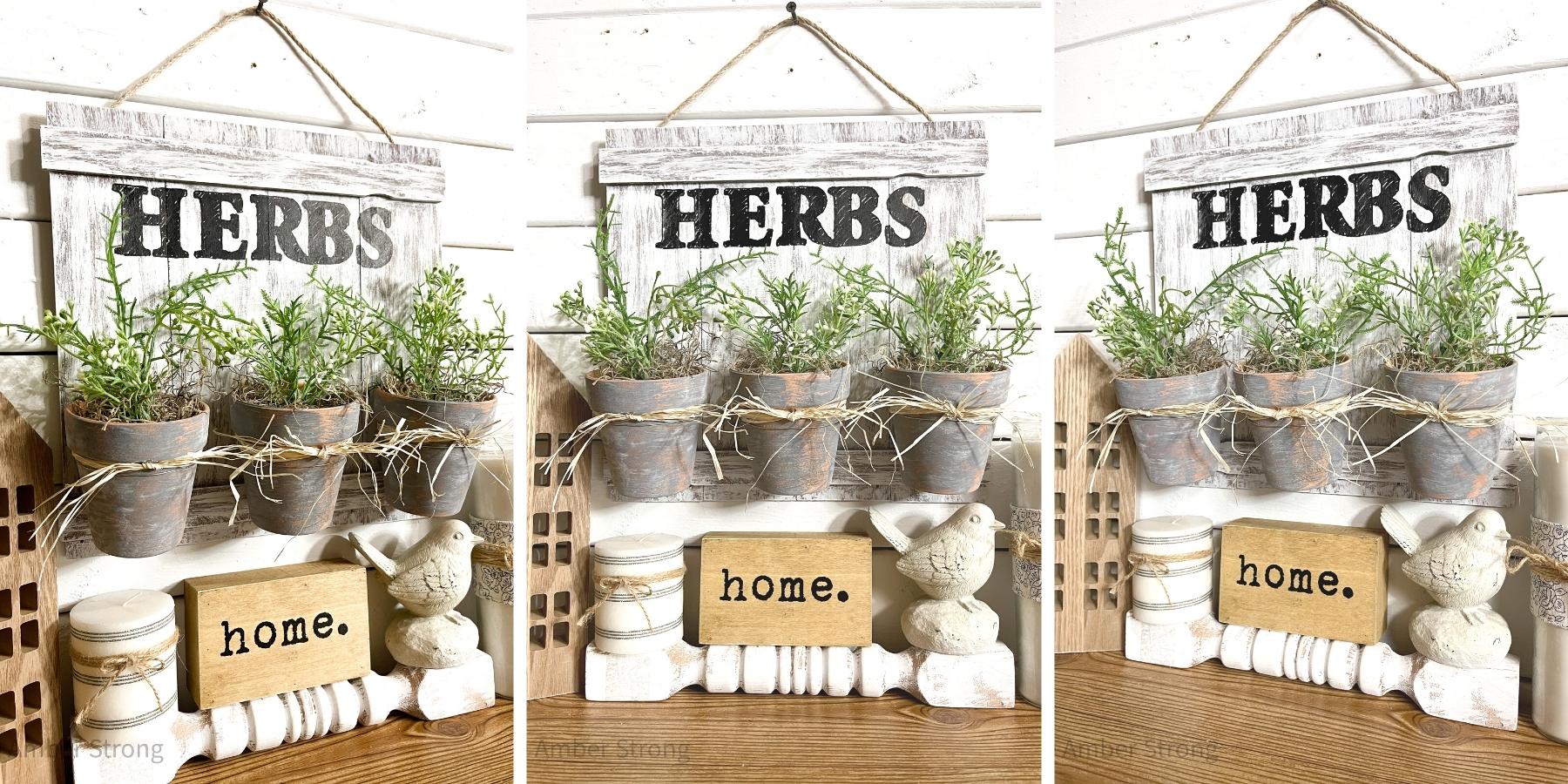 DIY Herb Planter Decor