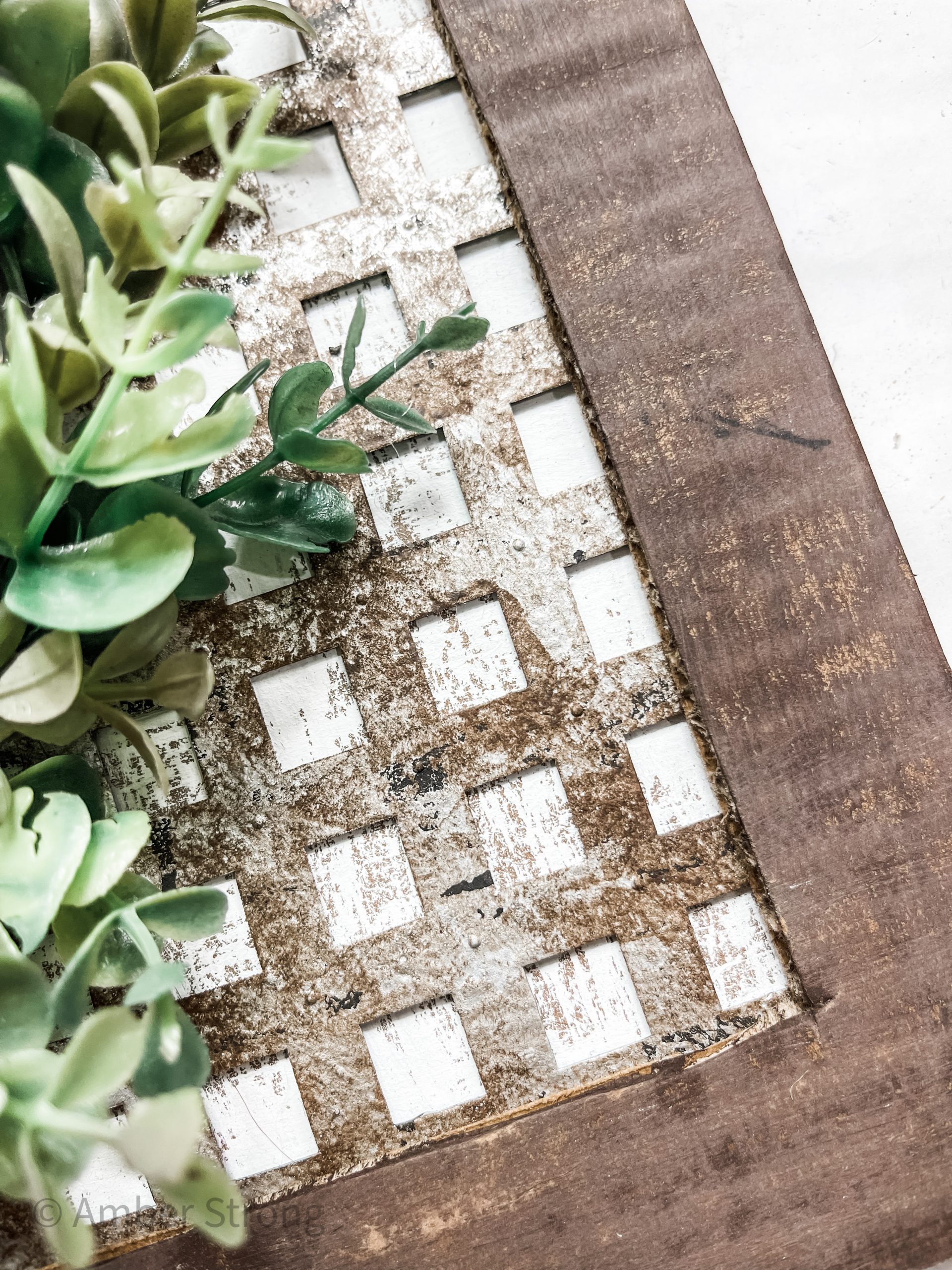 Rustic Decorative Sink Mat DIY