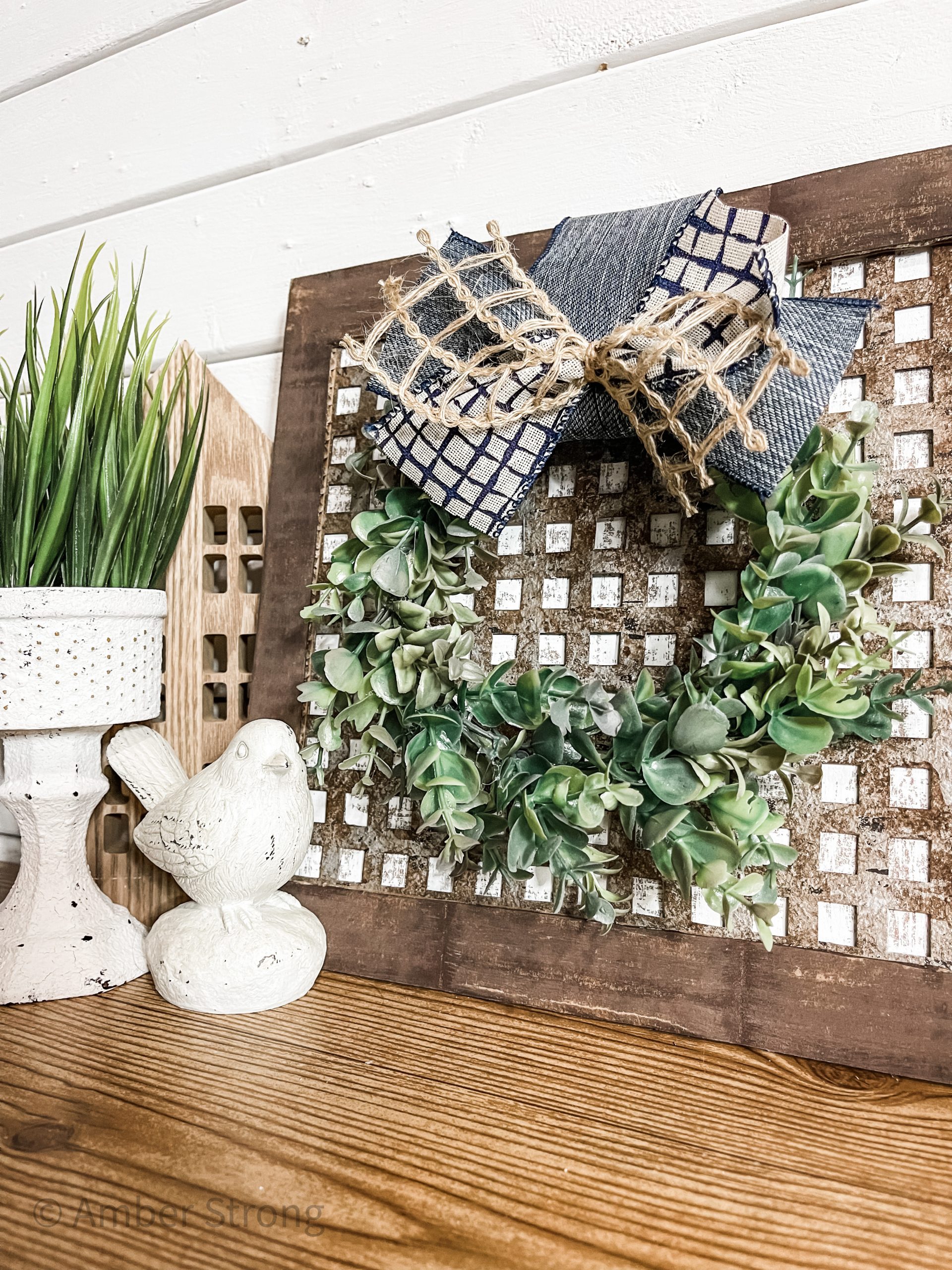 Rustic Decorative Sink Mat DIY