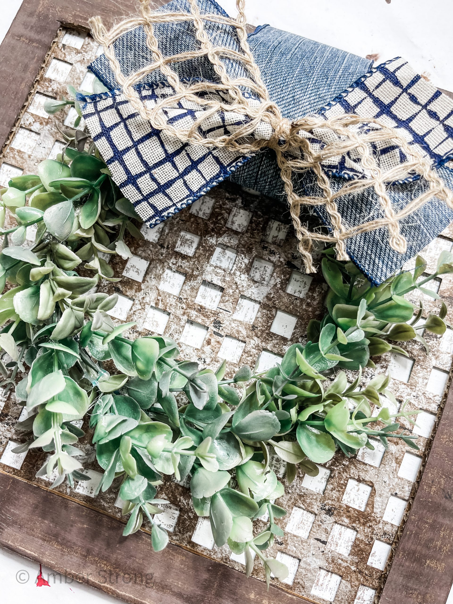 Rustic Decorative Sink Mat DIY