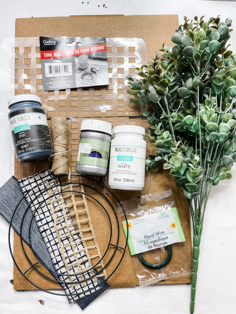 Rustic Decorative Sink Mat DIY Easy DIY Tutorial