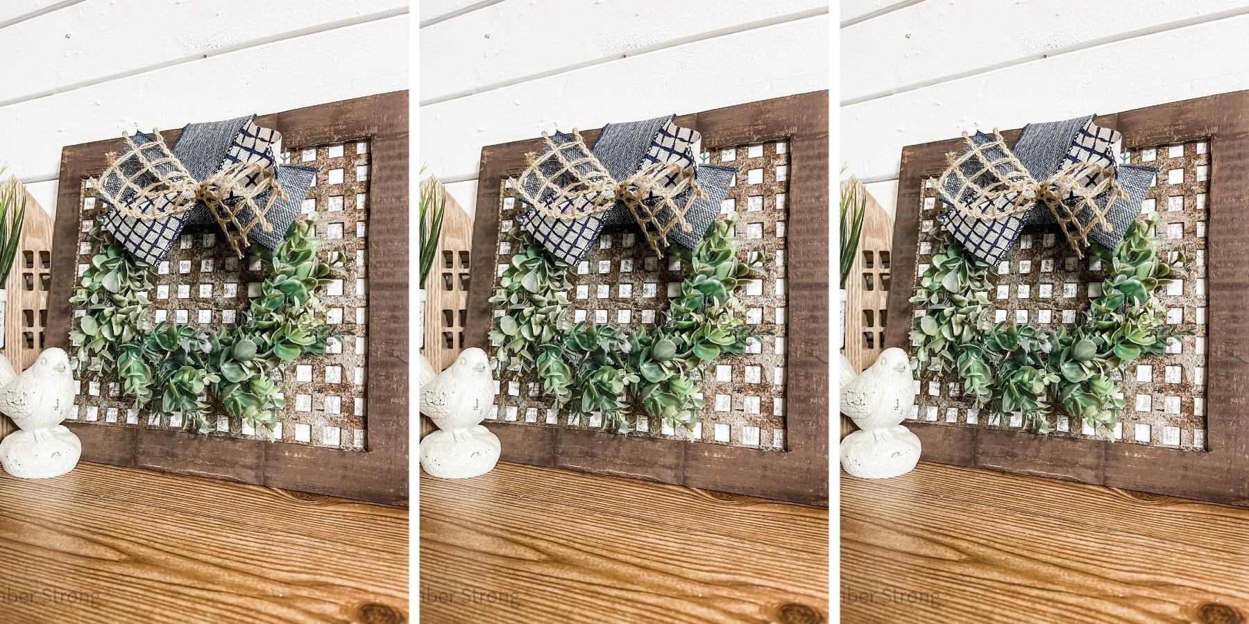 Rustic Decorative Sink Mat DIY