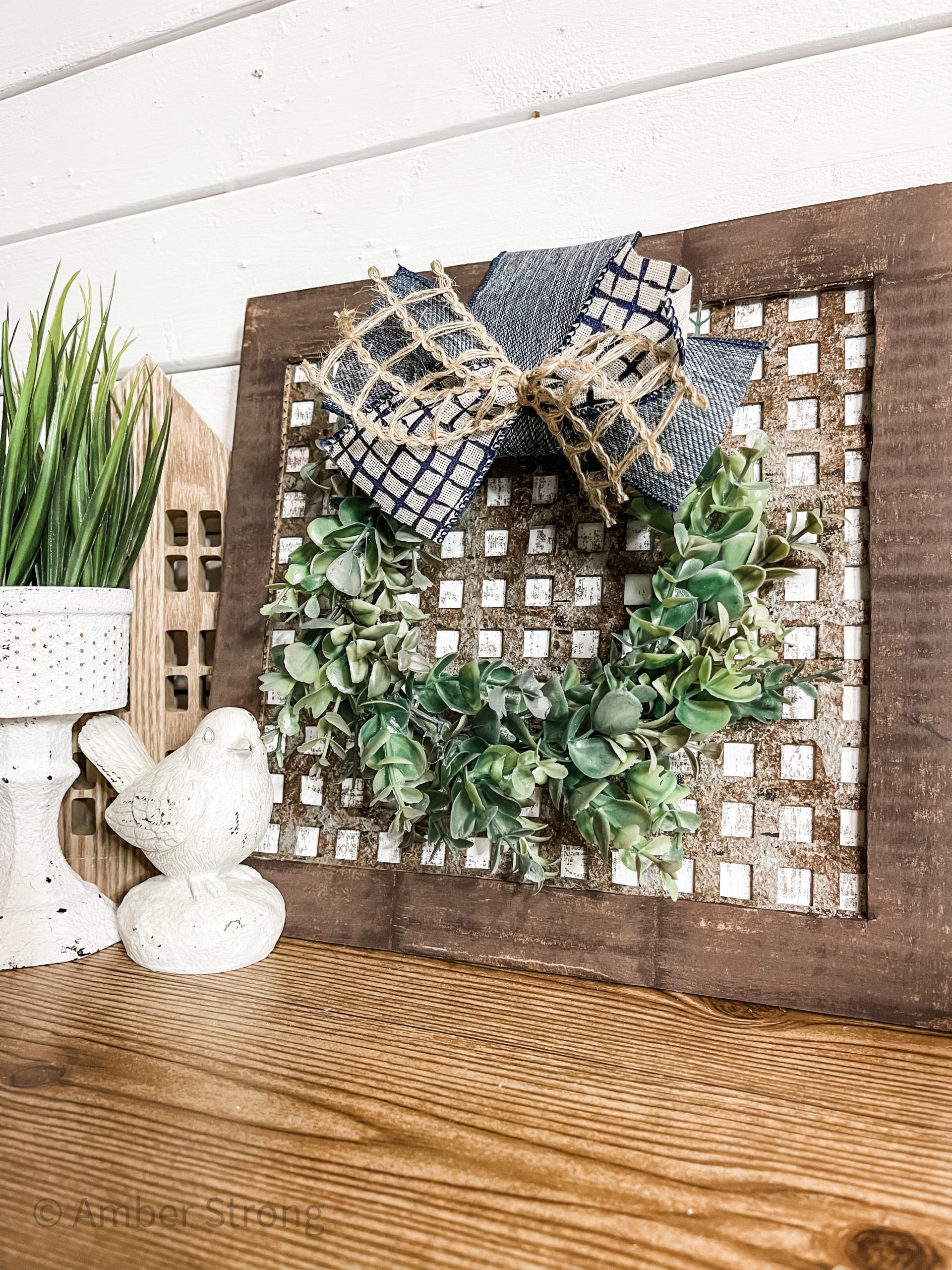 Rustic Decorative Sink Mat DIY