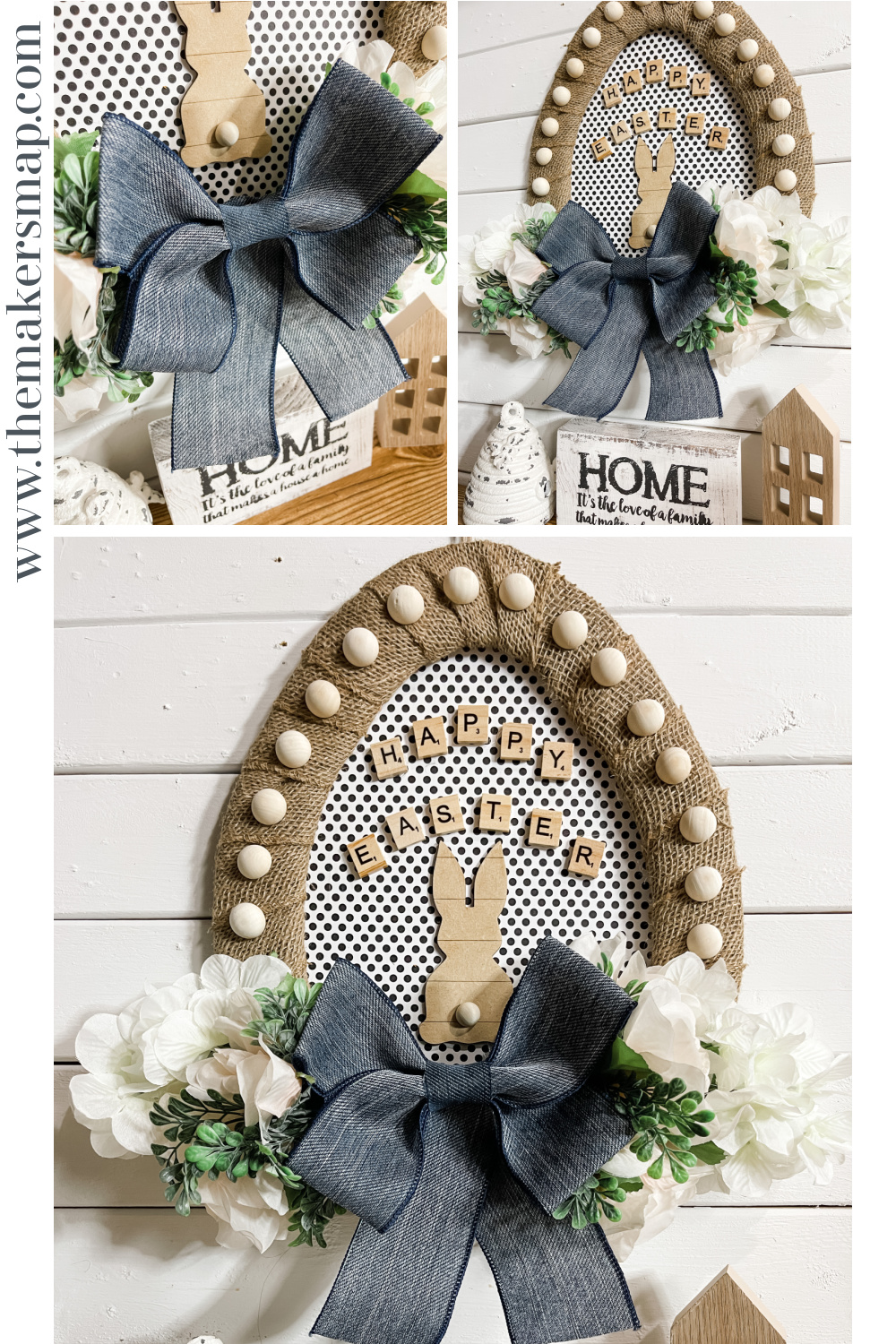 DIY Easter Door Wreath