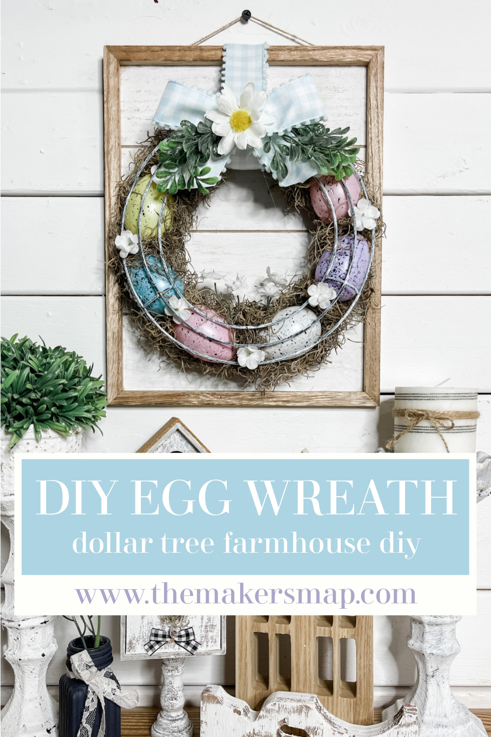 Farmhouse Speckled Egg Wreath