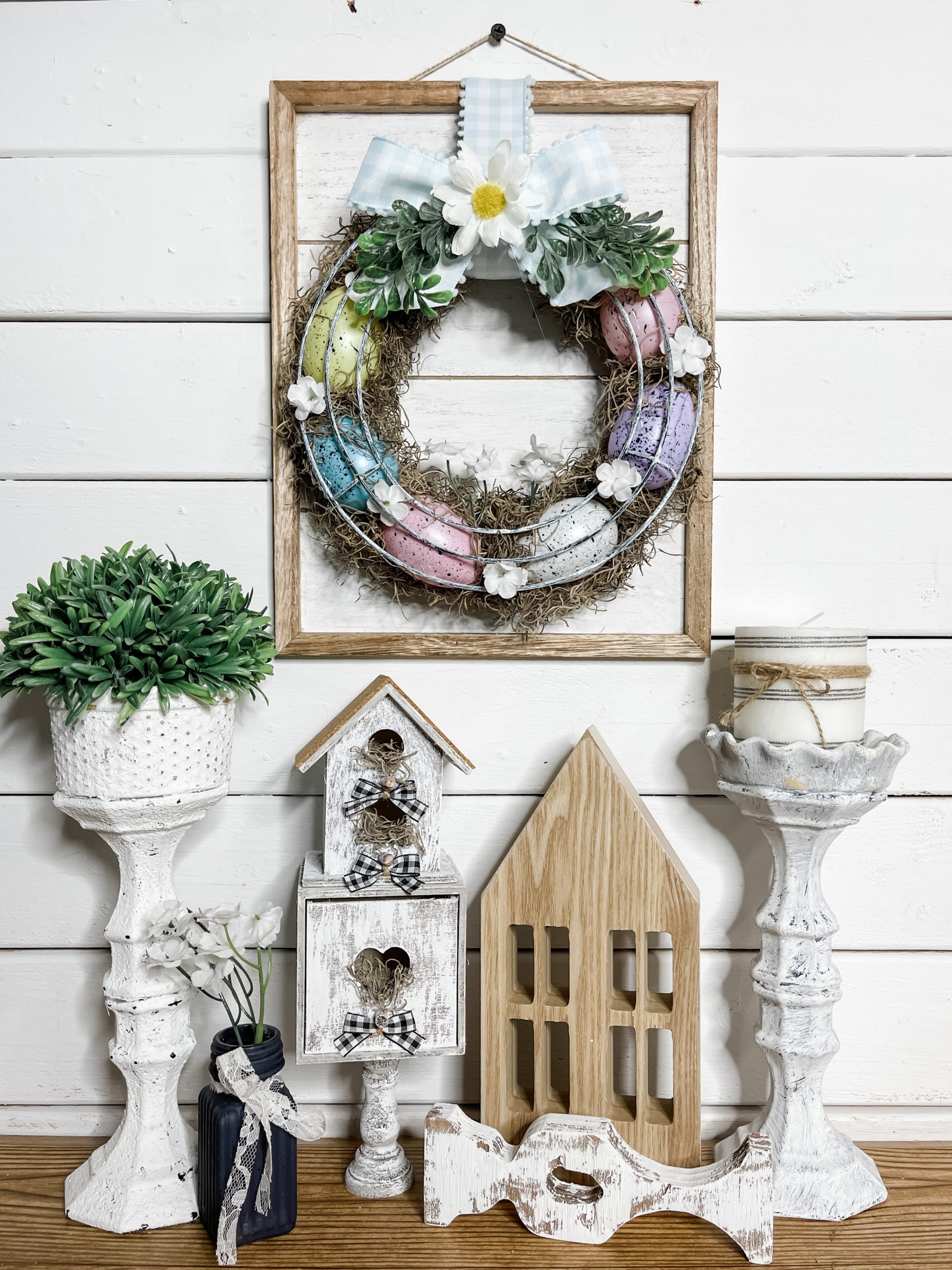 Farmhouse Speckled Egg Wreath