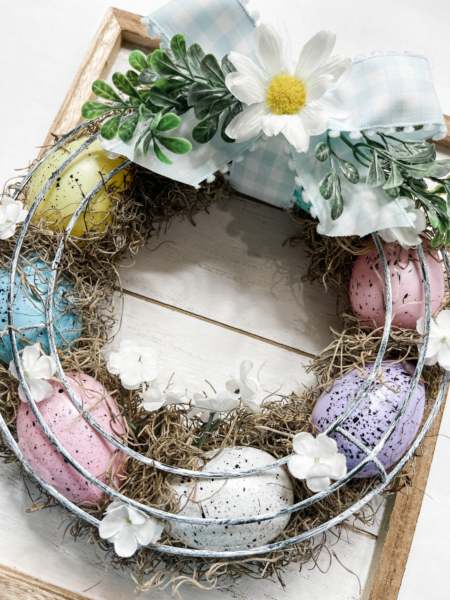 Farmhouse Speckled Egg Wreath