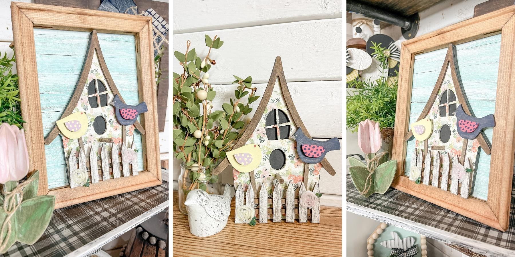 DIY Decorative Birdhouse Craft Kit