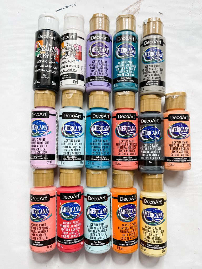 DecoArt Acrylic Paint for canvas painting