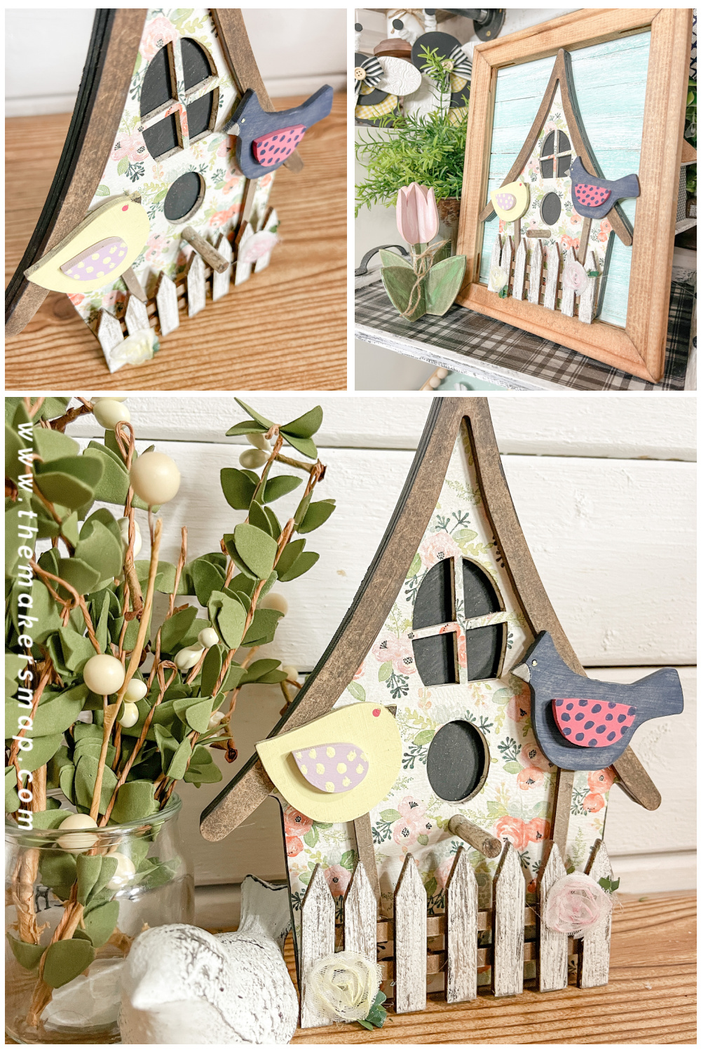 DIY Decorative Birdhouse Craft Kit