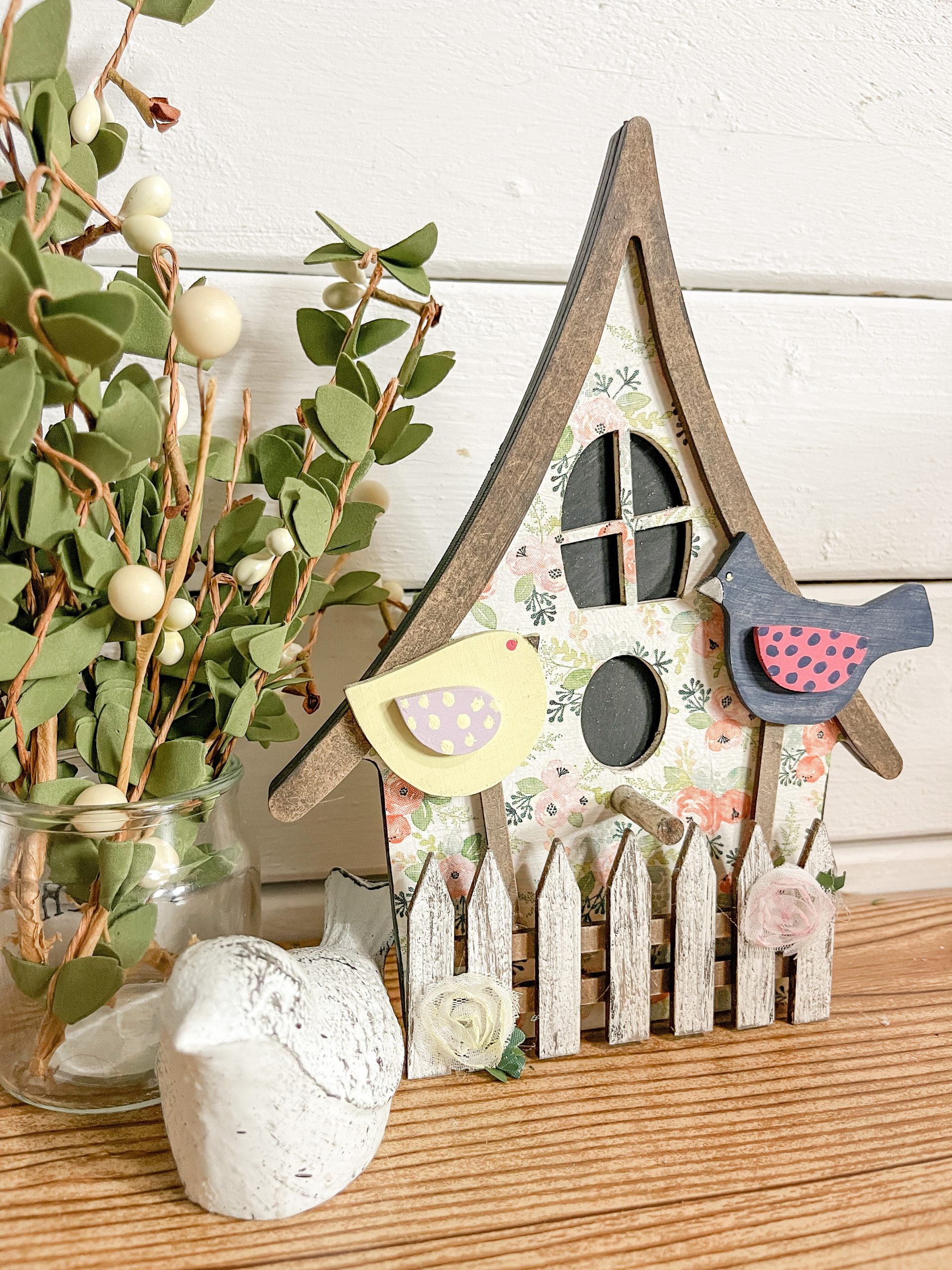 birdhouse wood cut out
