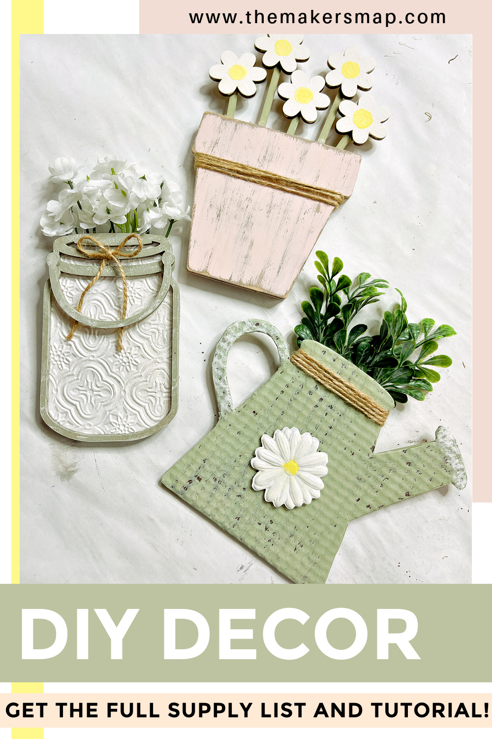 Spring Containers DIY Decor