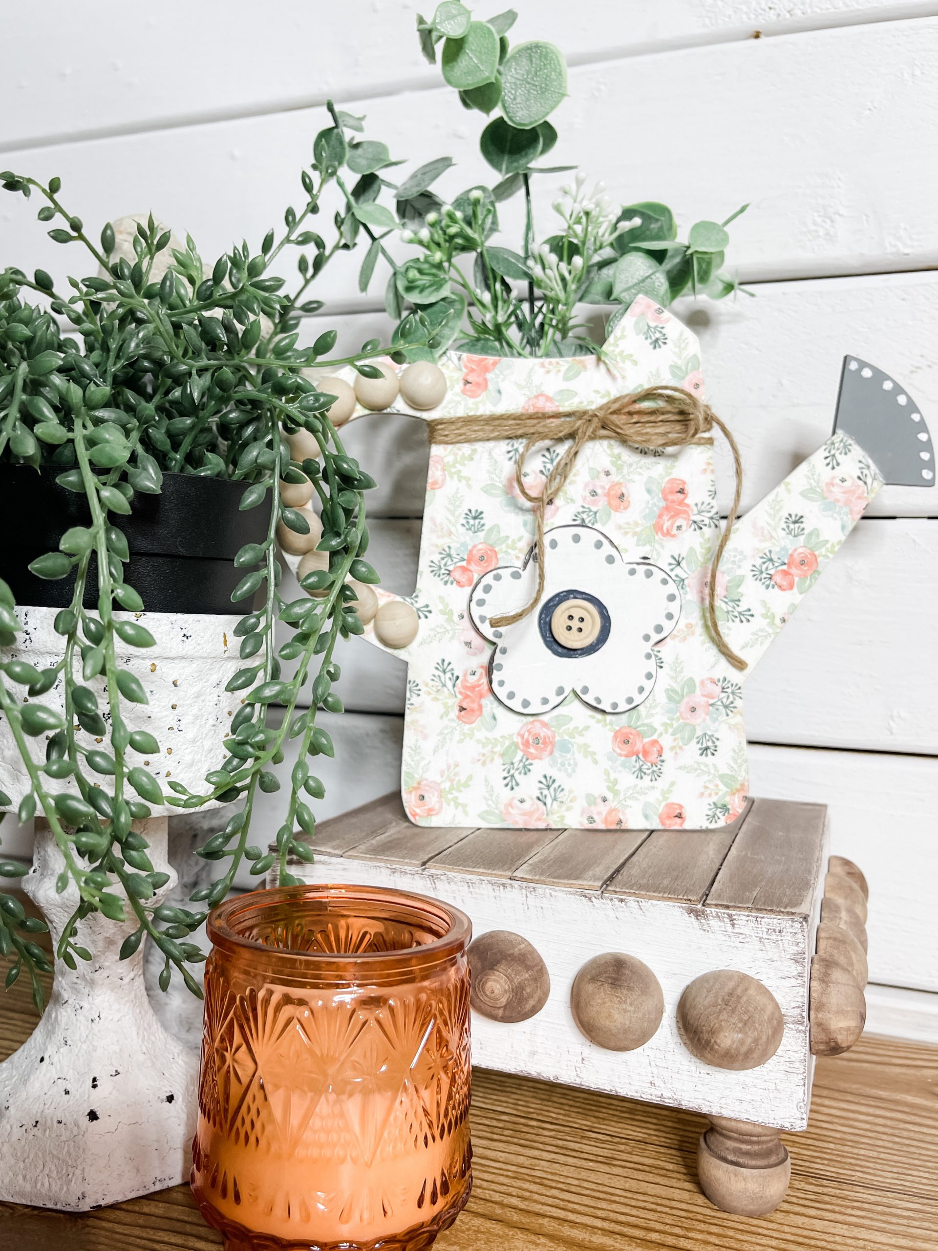 Spring Gardening Tools DIY Decor