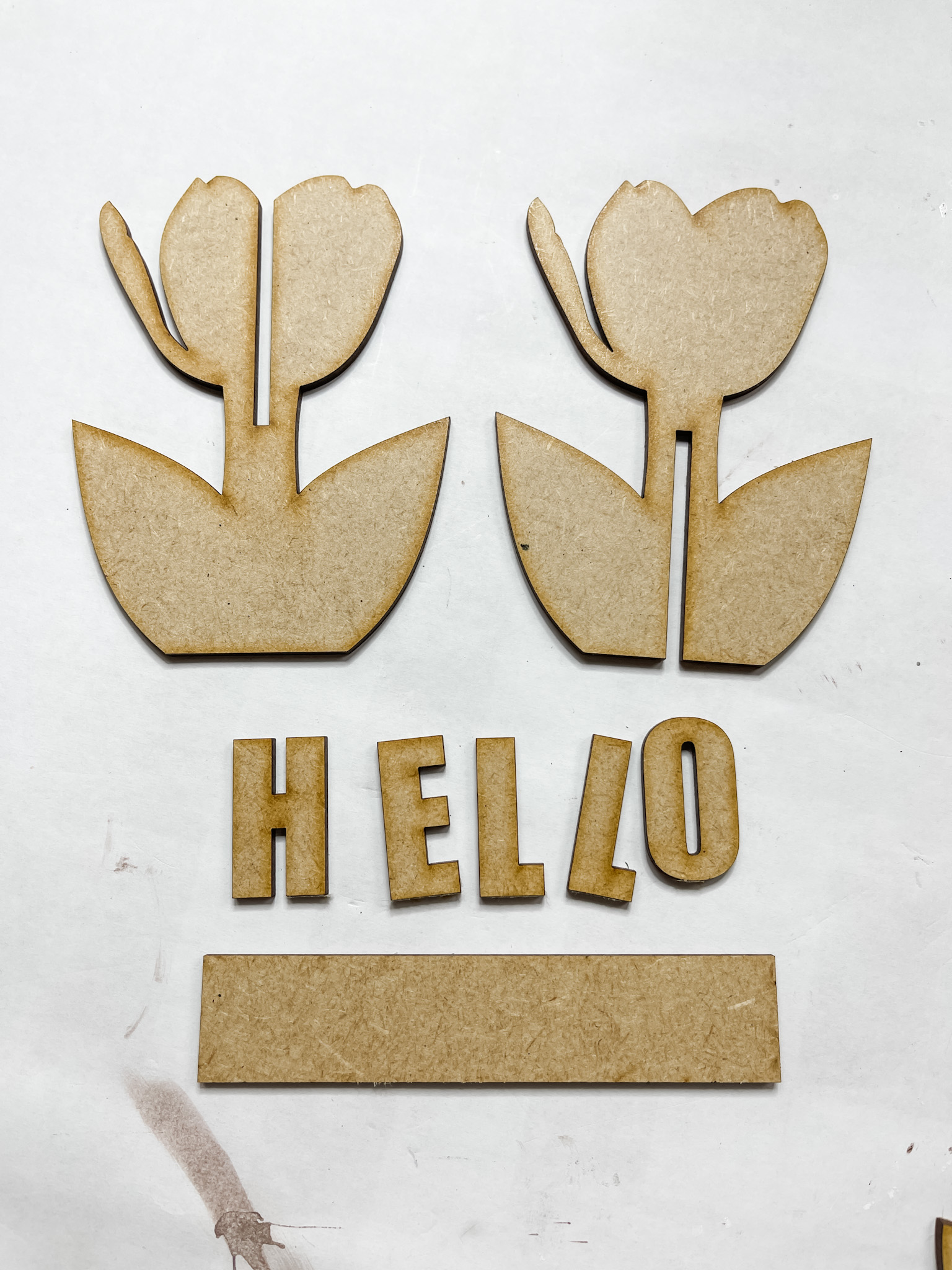 Tulips Craft Kit DIY Spring Decor