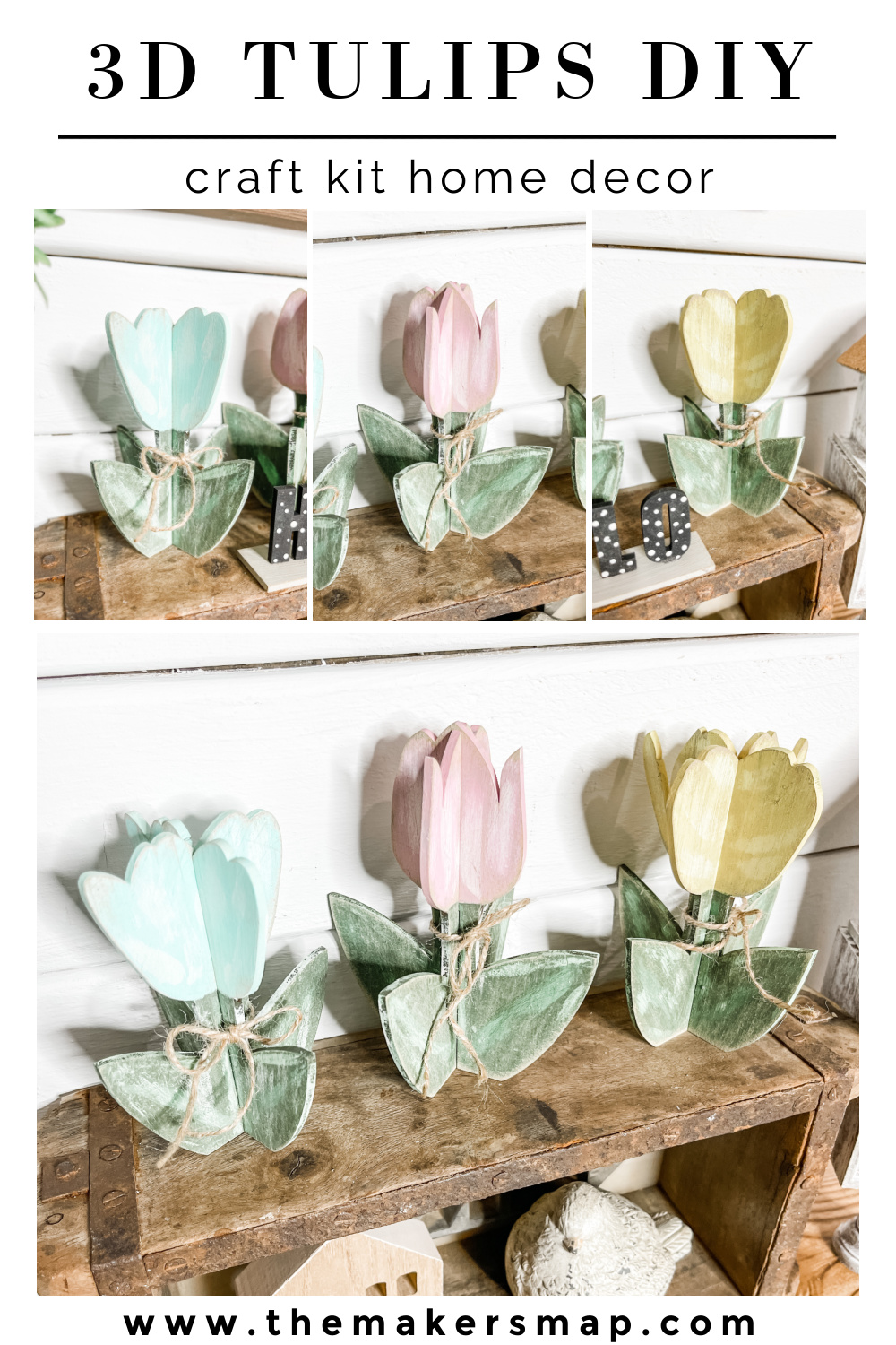 Tulips Craft Kit DIY Spring Decor