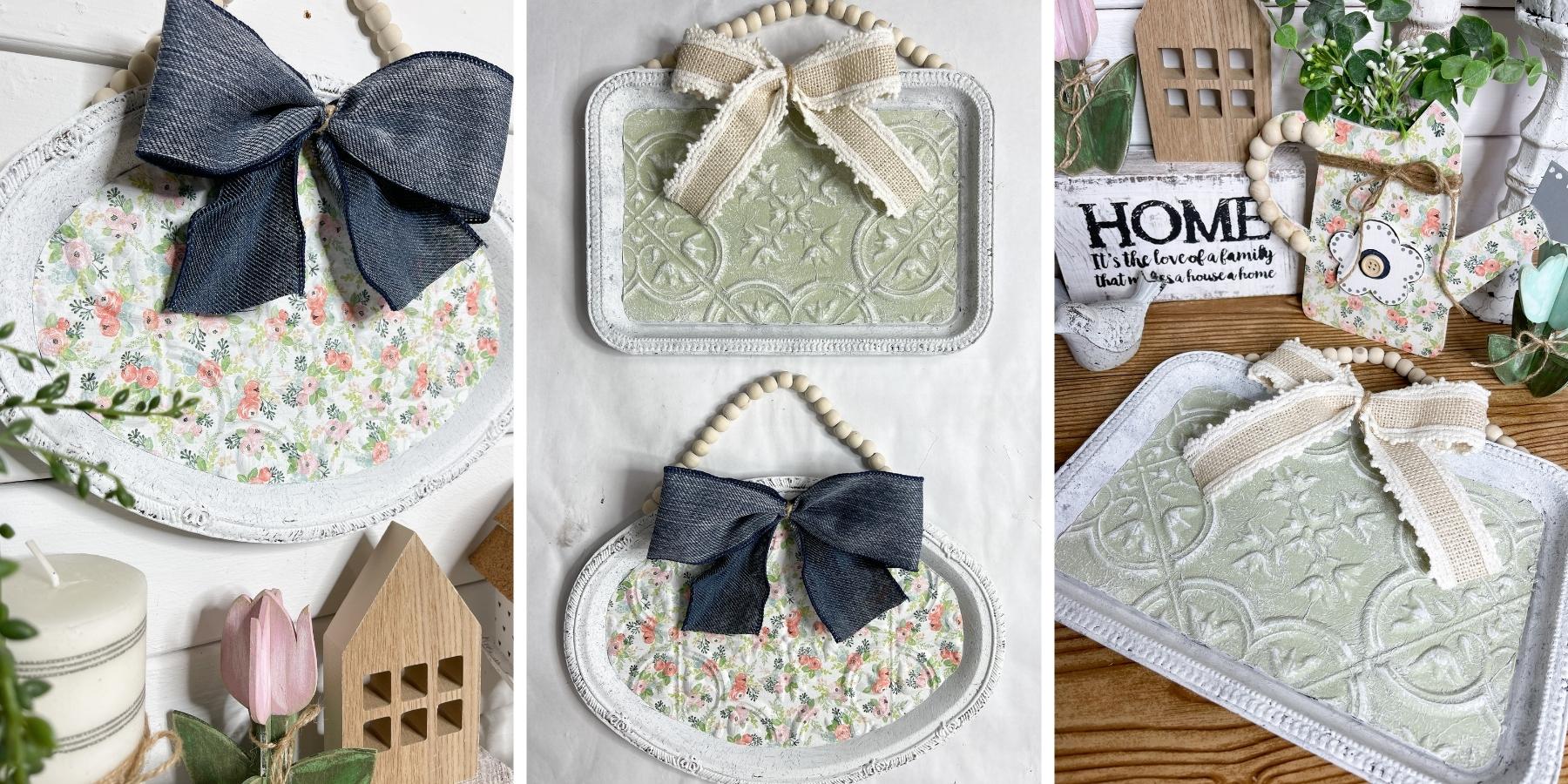 Decorative Vintage Serving Trays