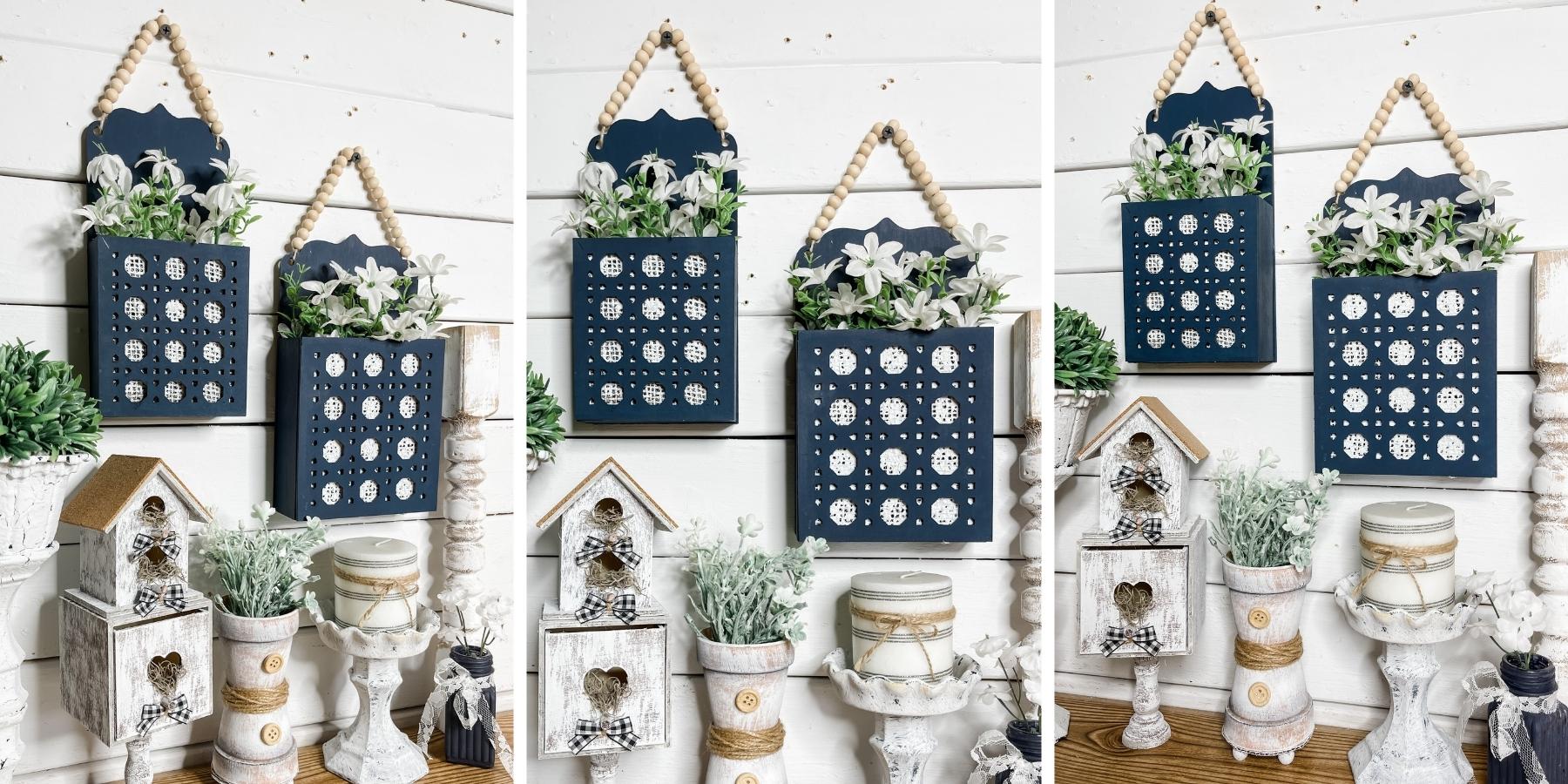 DIY Rattan Decor Boxes