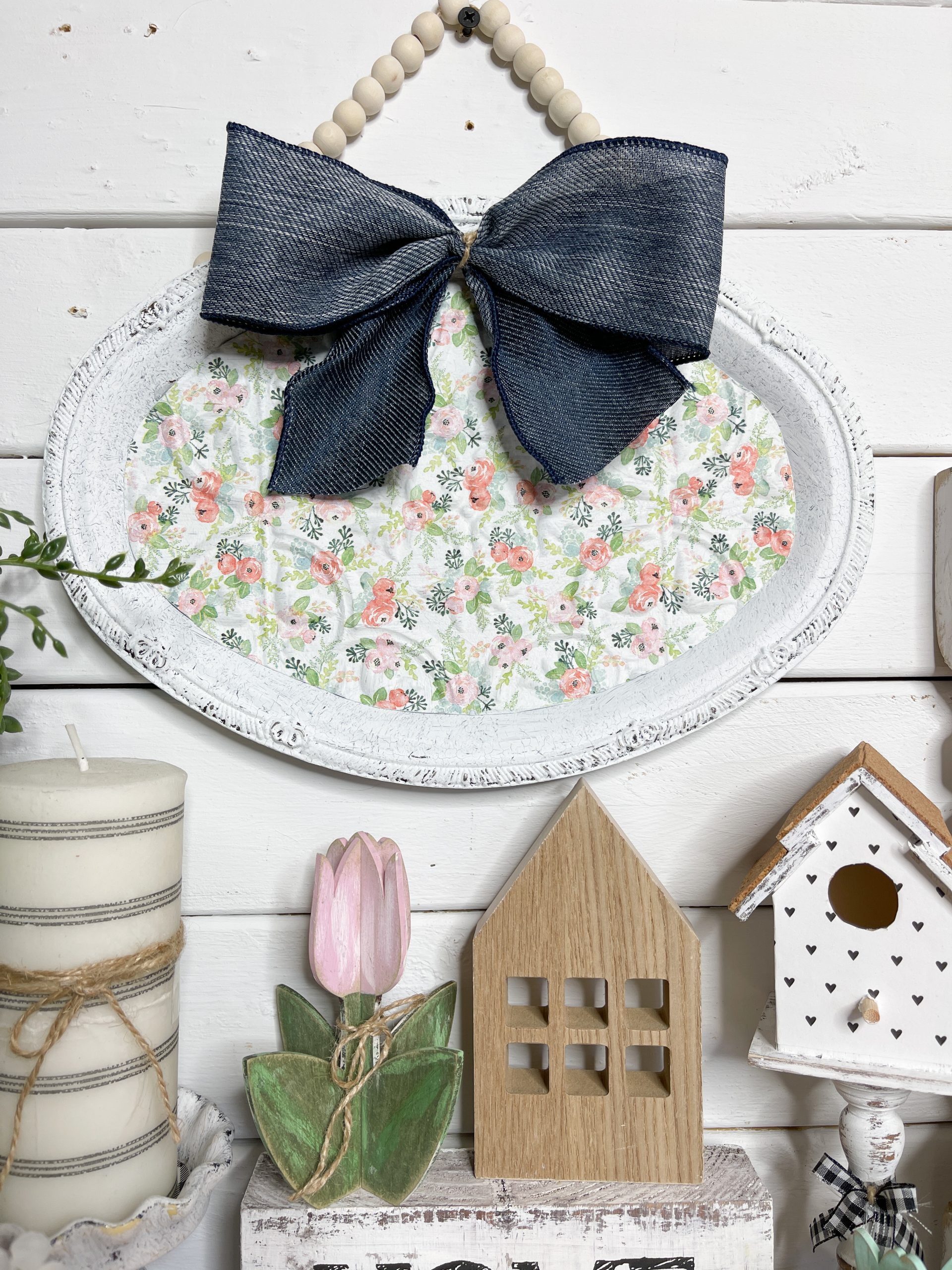 DIY Decorative Vintage Serving Trays