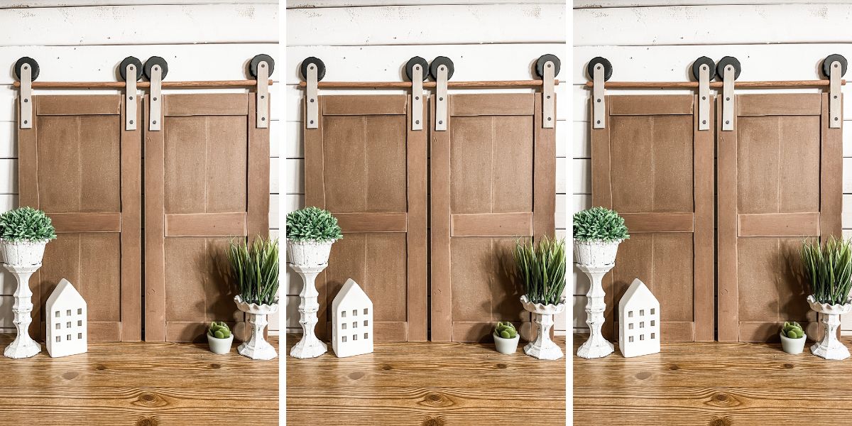 DIY Mini Barn Doors