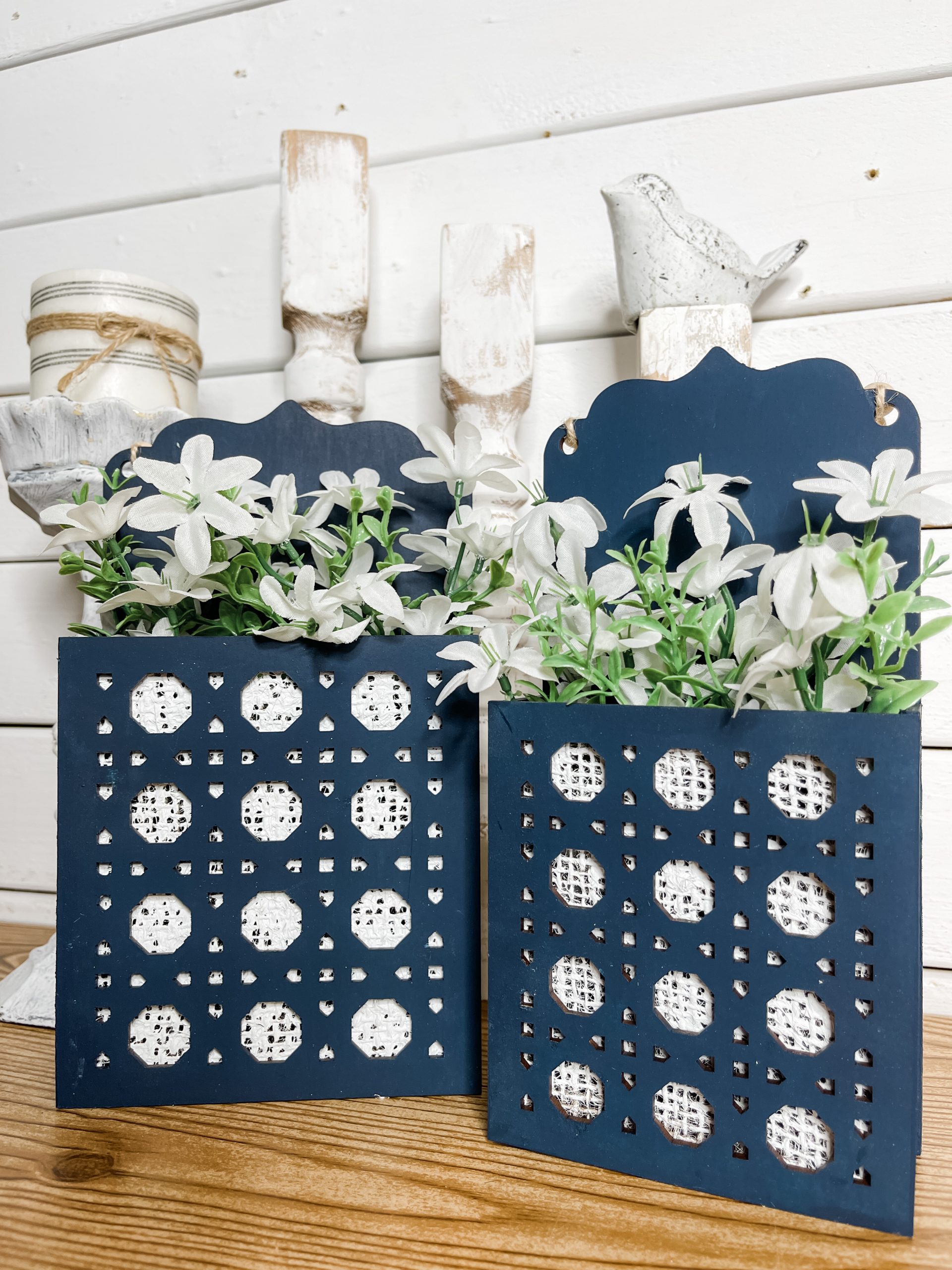 DIY Rattan Decor Boxes