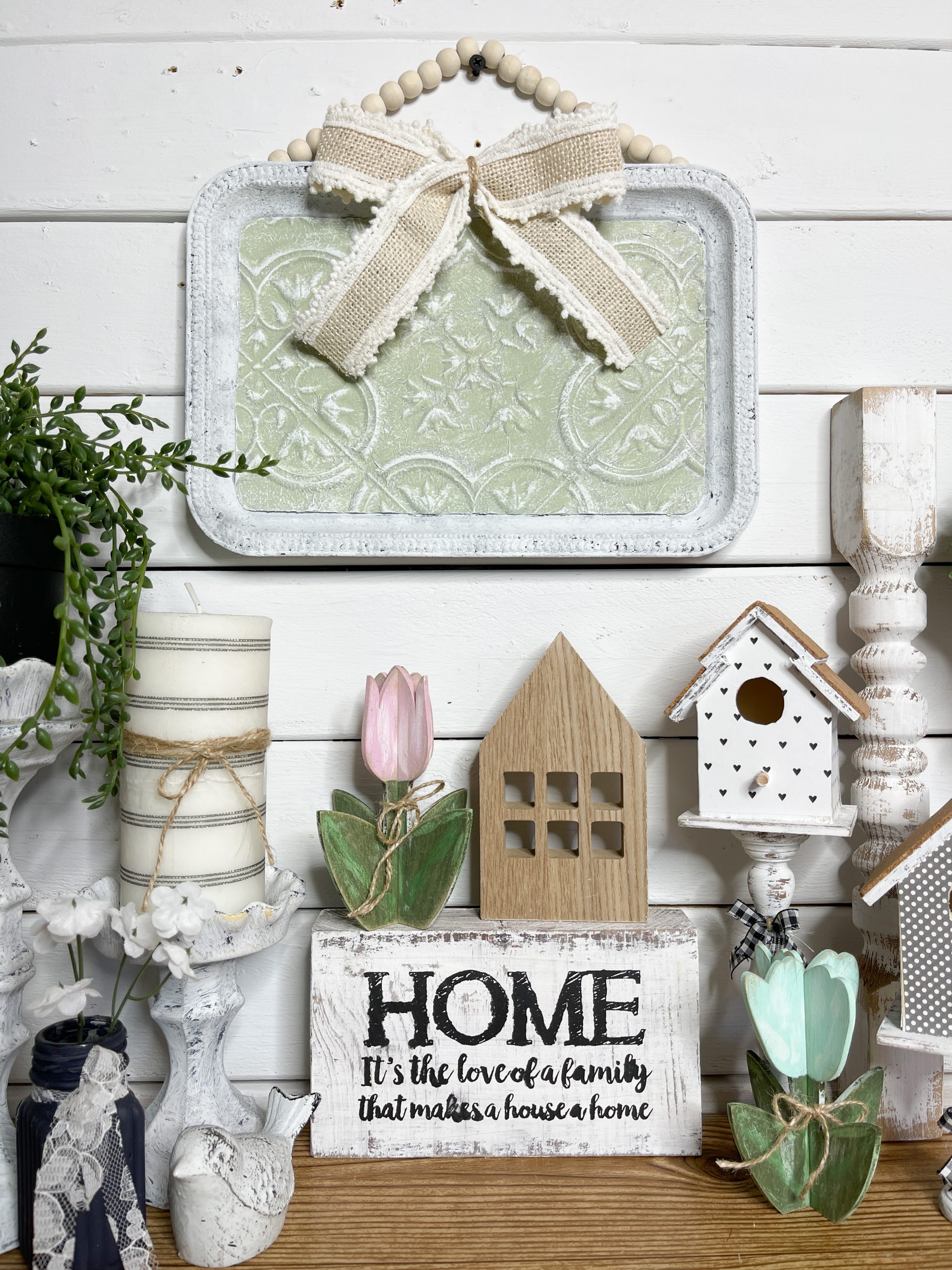 DIY Decorative Vintage Serving Trays