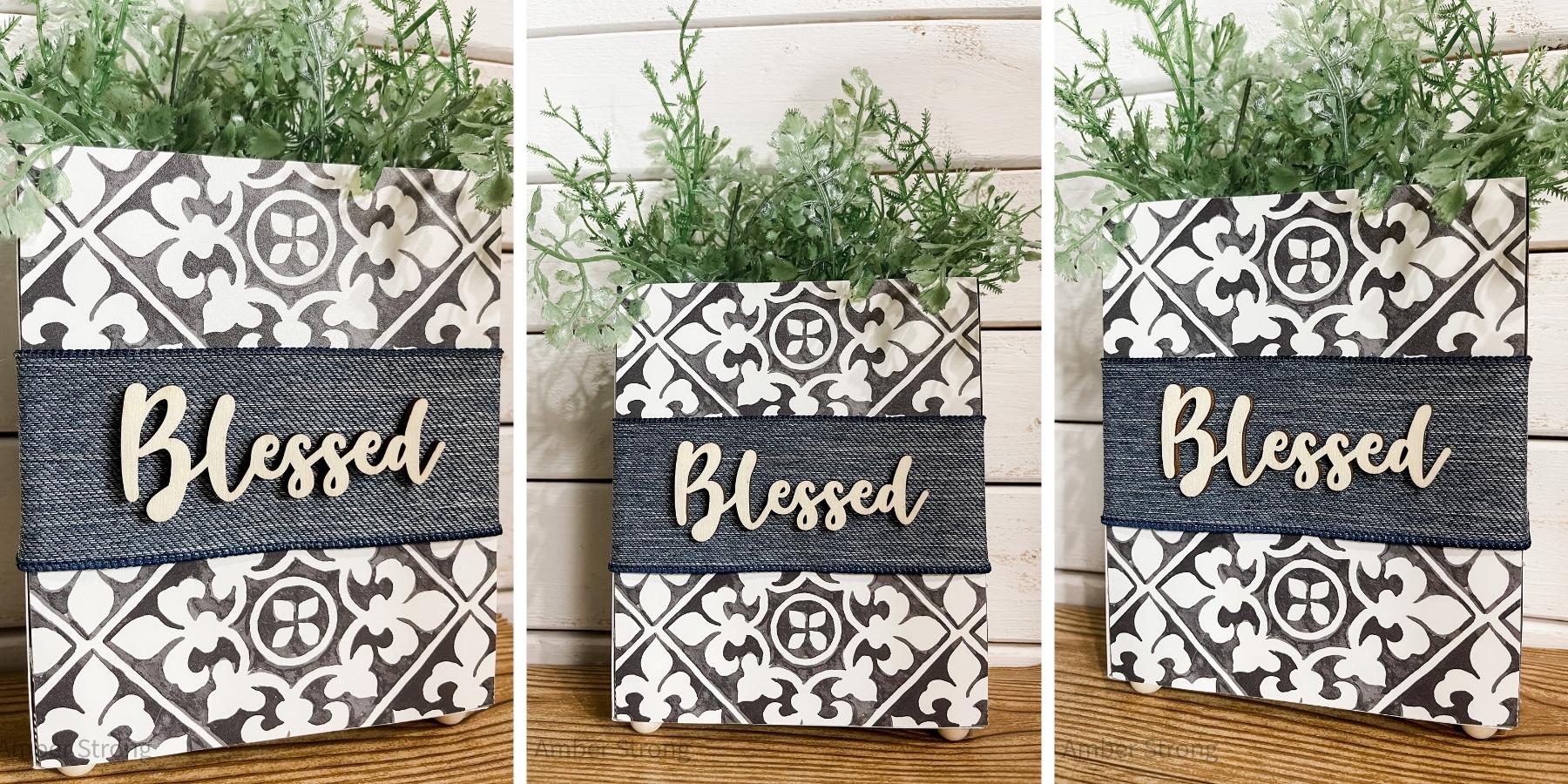 DIY Placemat Planter Box