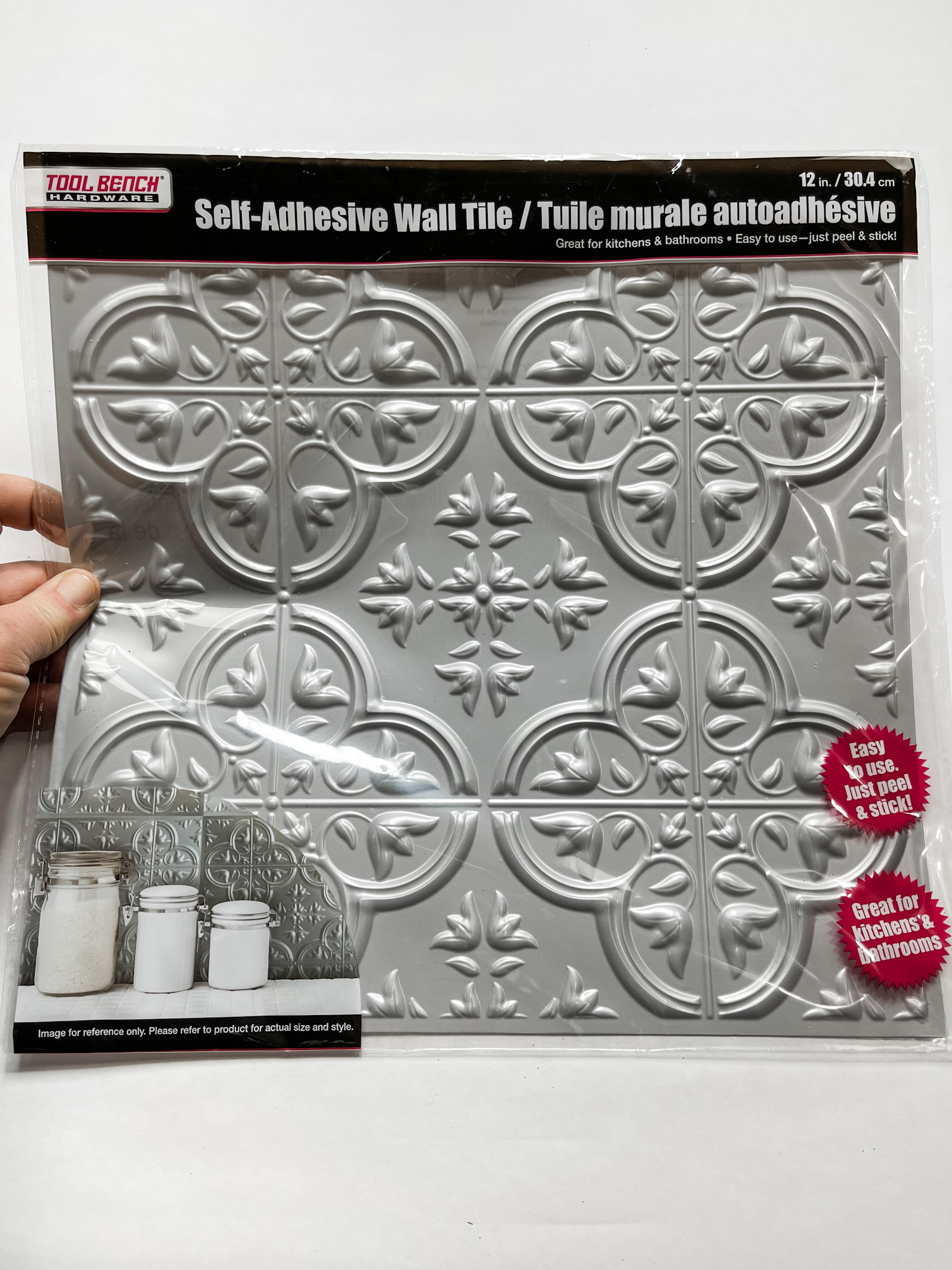Simple Patriotic Home Decor with Dollar Tree's Adhesive Wall Tile